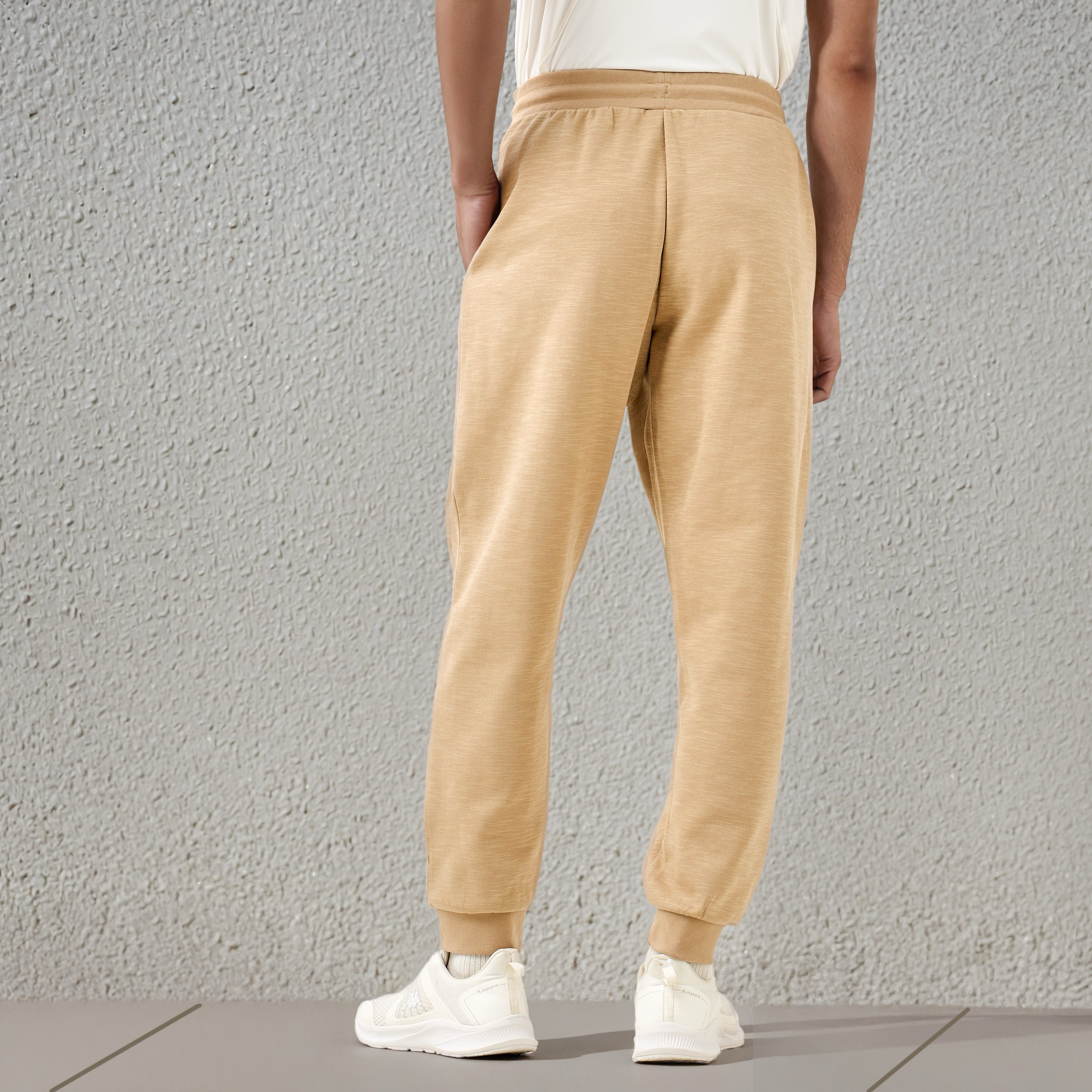 Kappa Textured Joggers with Pockets-men-clothing-sportswearandactivewear-tracksuits-image-3
