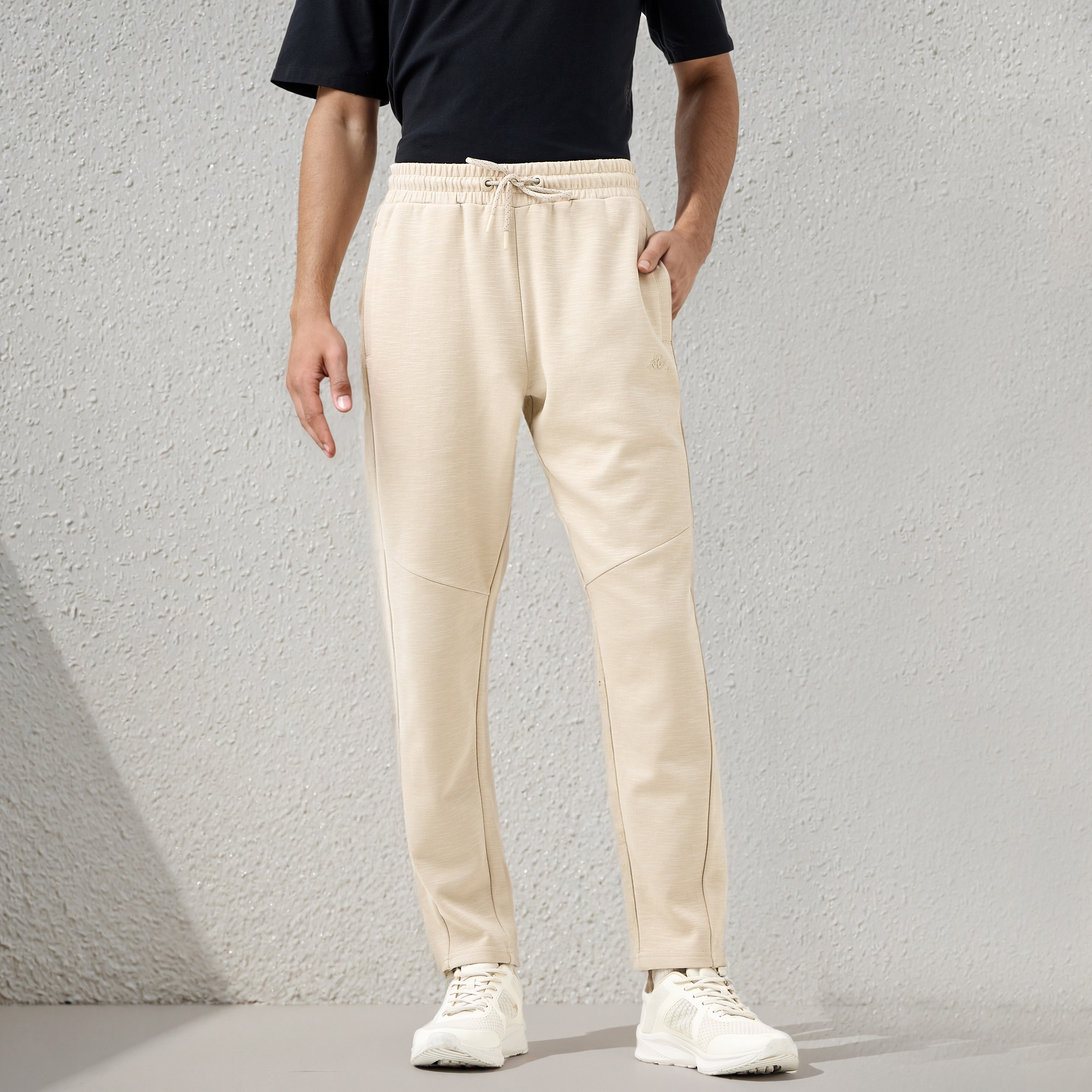 Kappa Regular Fit Joggers with Pockets-men-clothing-sportswearandactivewear-tracksuits-image-1