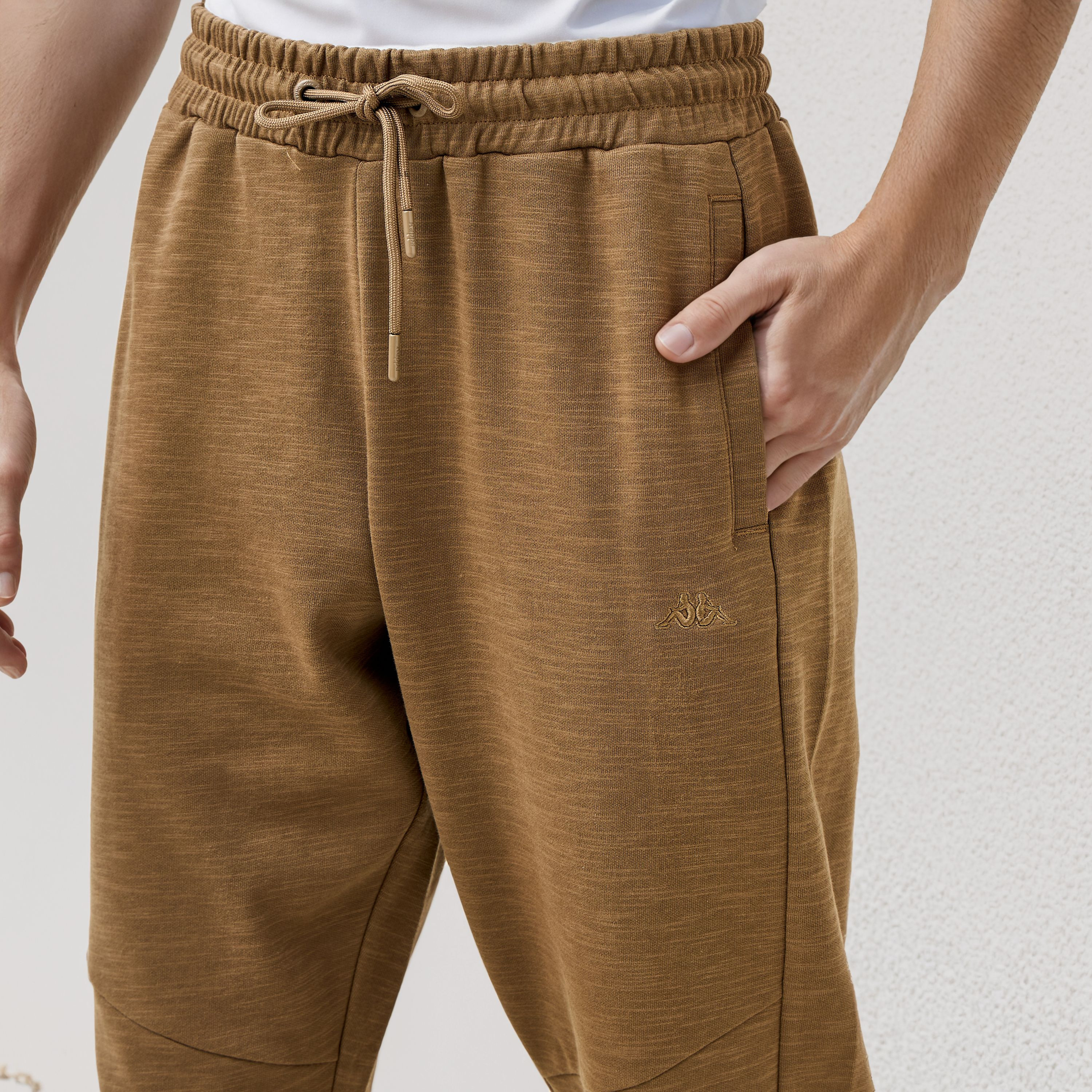 Kappa Panelled Regular Fit Joggers with Pockets-men-clothing-sportswearandactivewear-bottoms-joggers-image-4