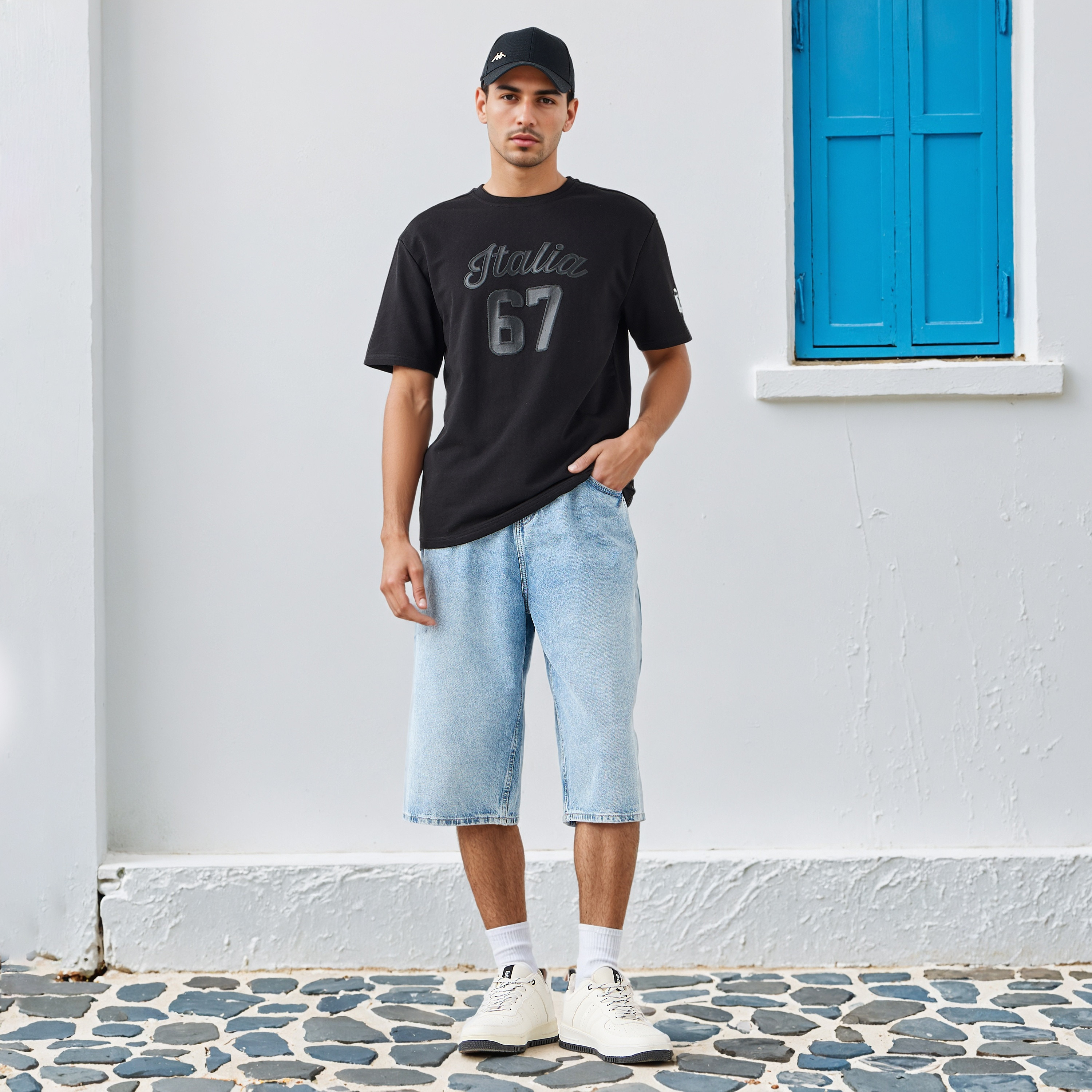 Kappa Embroidered T-shirt-men-clothing-sportswearandactivewear-tshirtsandpolos-image-2