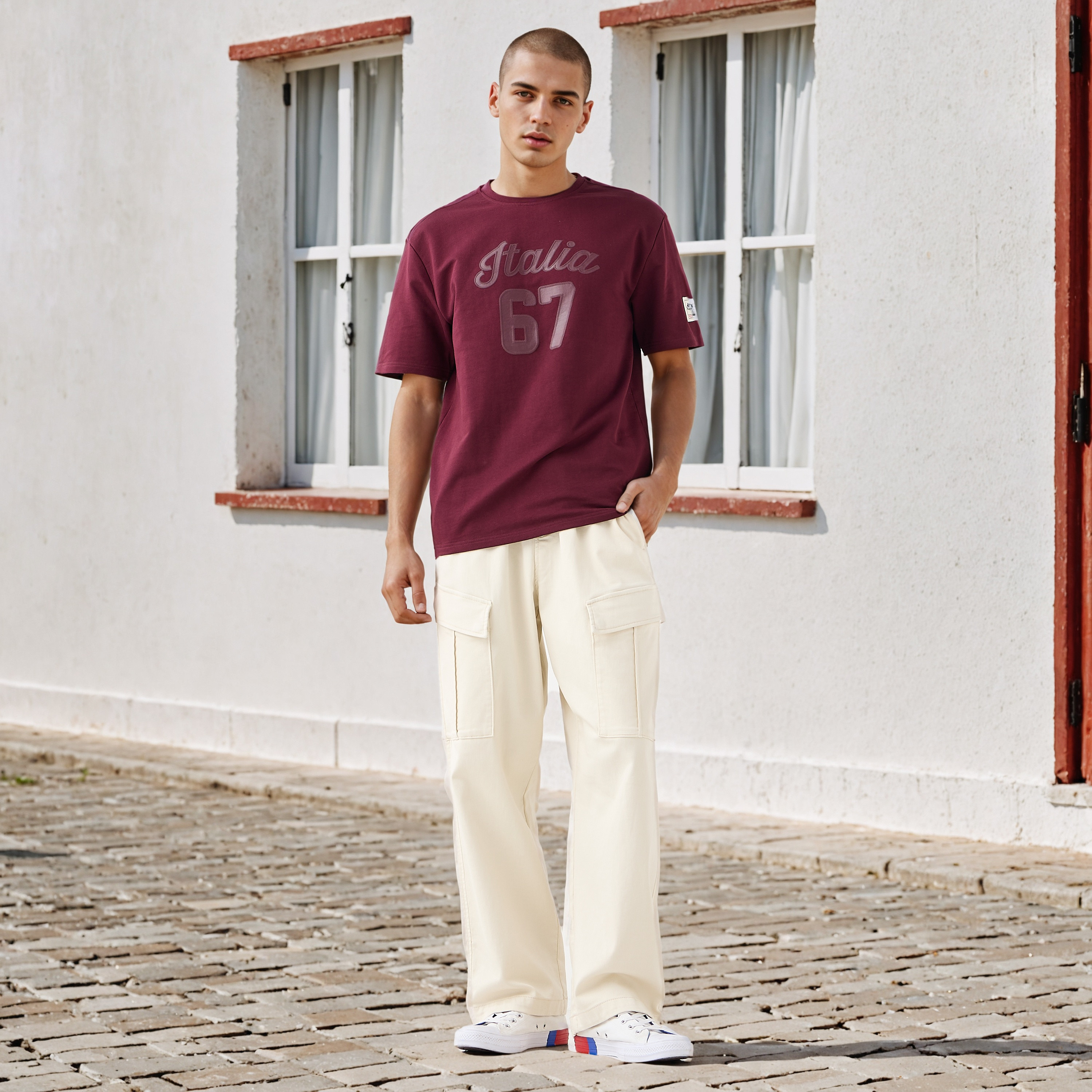 Kappa Embroidered T-shirt-men-clothing-sportswearandactivewear-tshirtsandpolos-image-2