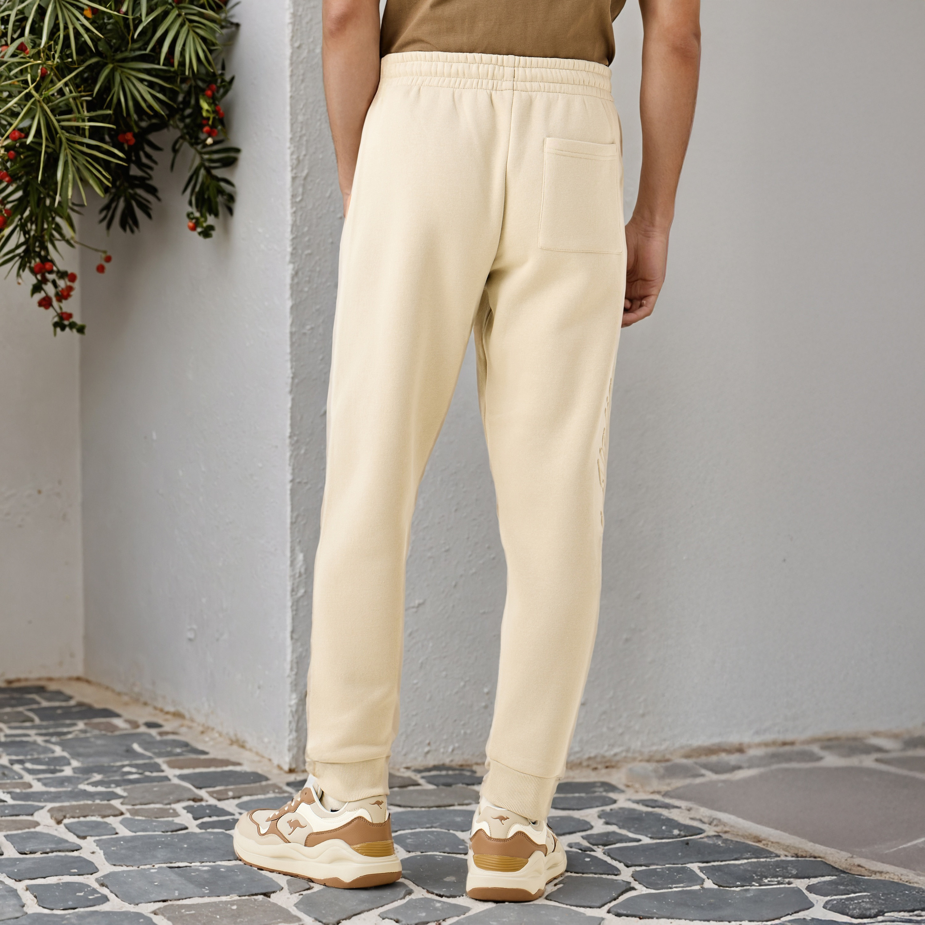 Kappa Embossed Accent Joggers-men-clothing-sportswearandactivewear-tracksuits-image-3
