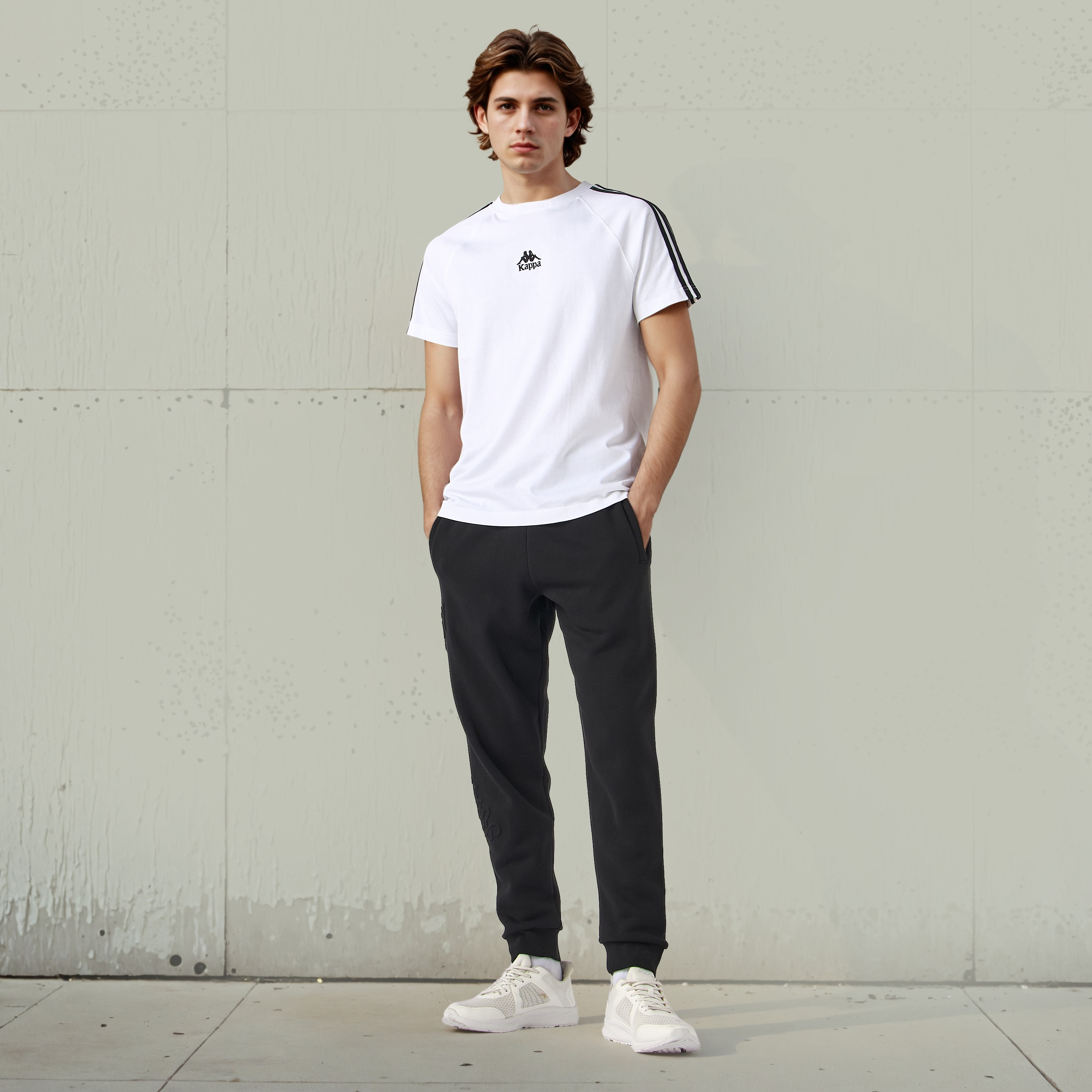 Kappa Embossed Accent Joggers-men-clothing-sportswearandactivewear-tracksuits-image-2