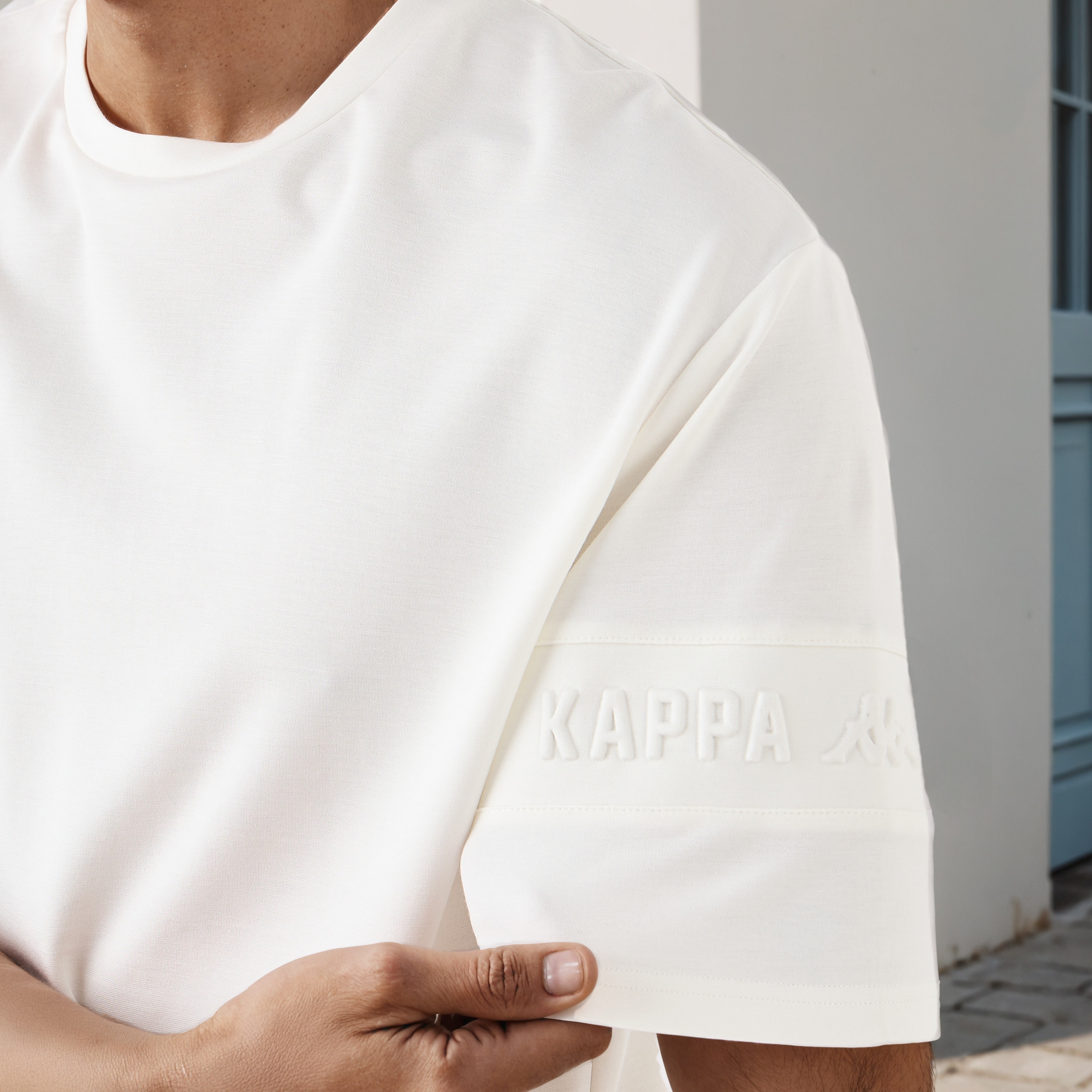 Kappa Logo Embossed T-shirt-men-clothing-sportswearandactivewear-tshirtsandpolos-image-5