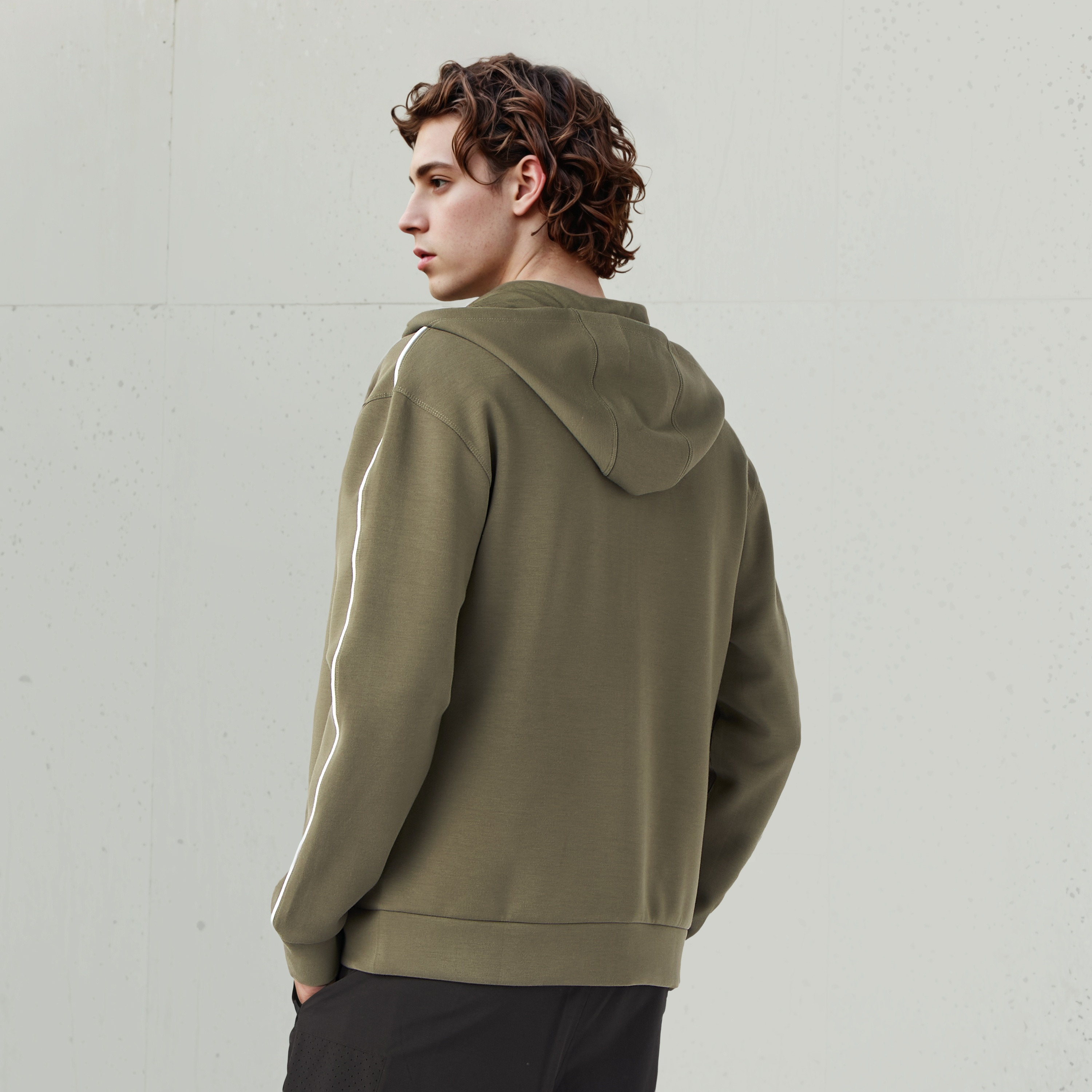 Kappa Men's Zip Through Hoodie-men-winterwear-hoodiesandsweatshirts-image-4