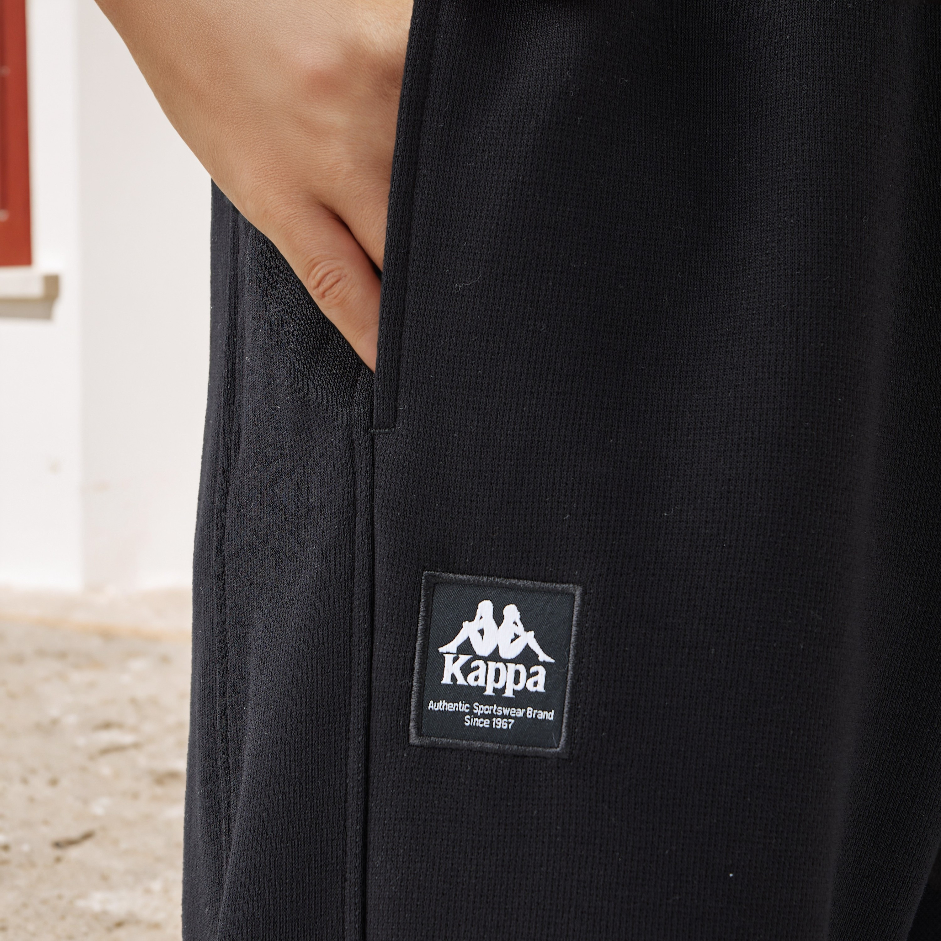 Kappa Logo Print Joggers with Pockets-men-clothing-sportswearandactivewear-bottoms-joggers-image-5