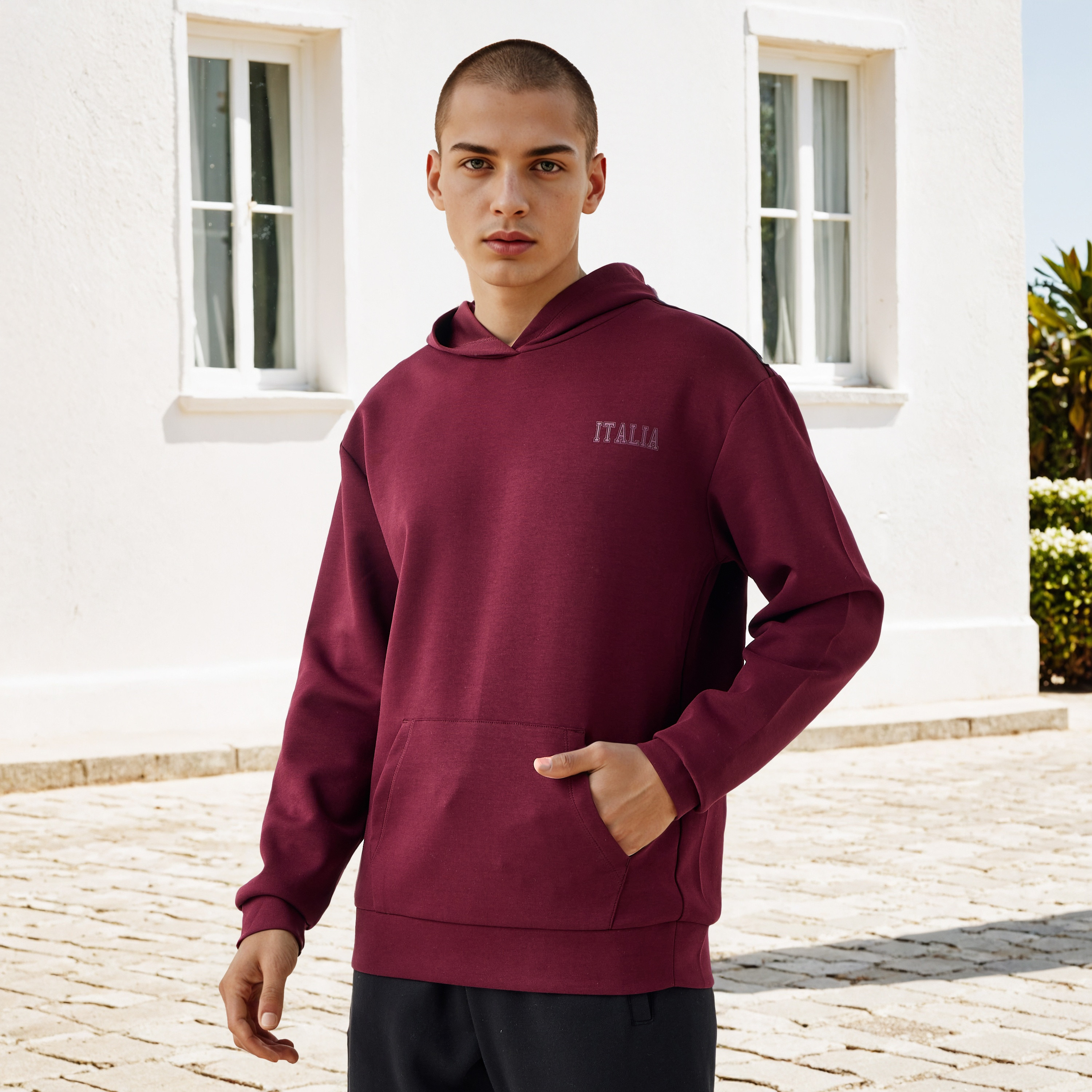 Kappa Men Hooded Sweatshirt-men-winterwear-hoodiesandsweatshirts-image-1