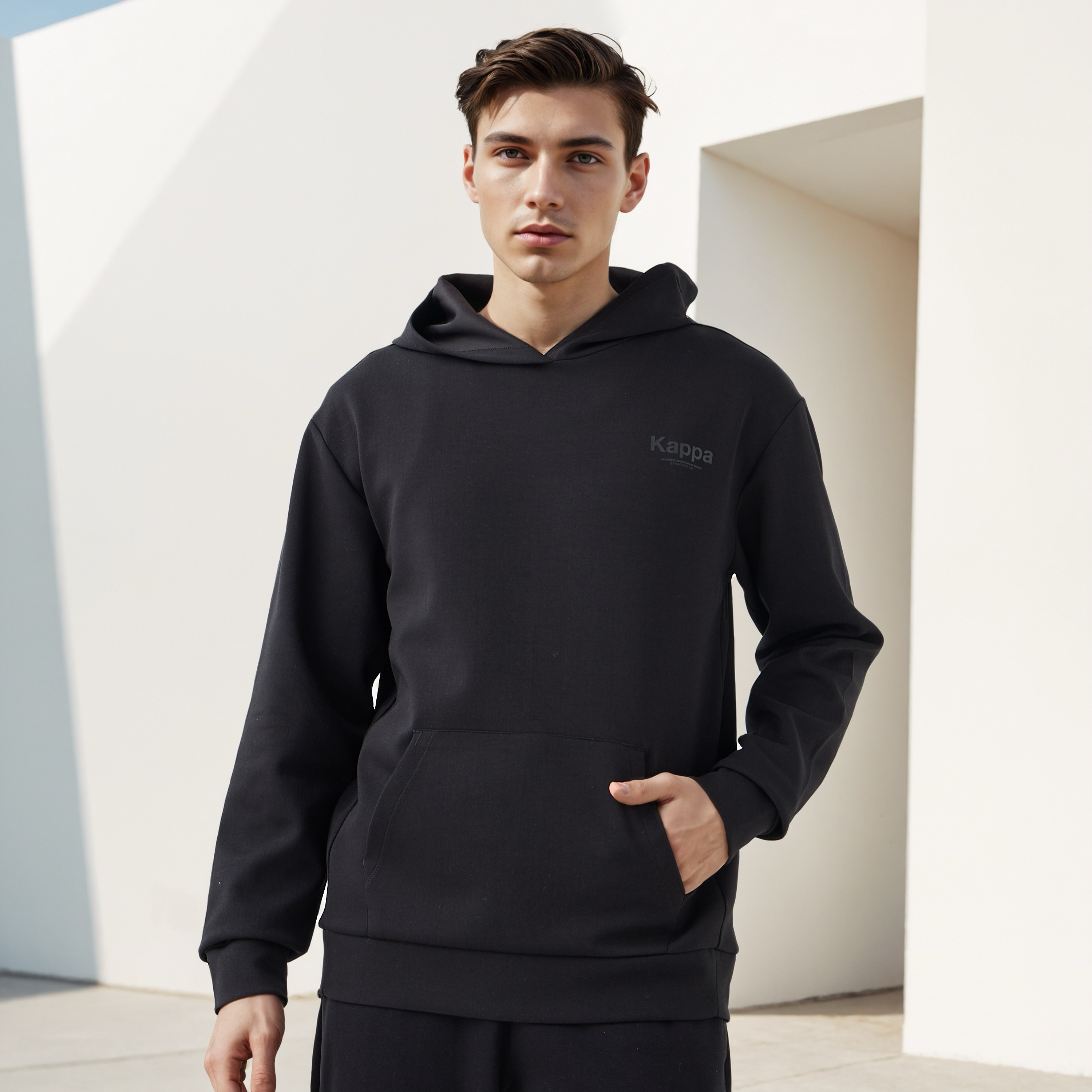 Kappa Men Hooded Sweatshirt-men-winterwear-hoodiesandsweatshirts-image-1