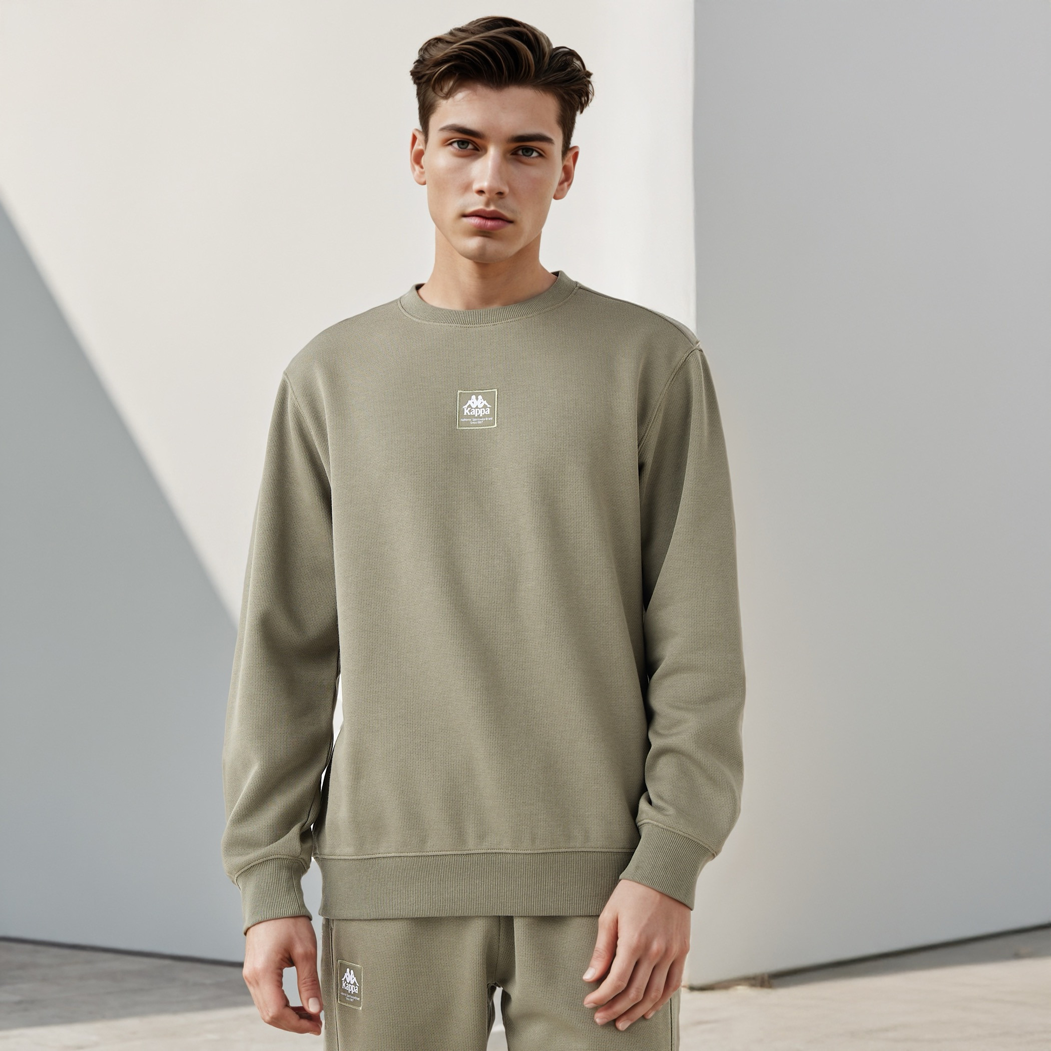 Kappa Printed Sweatshirt-men-winterwear-hoodiesandsweatshirts-image-1