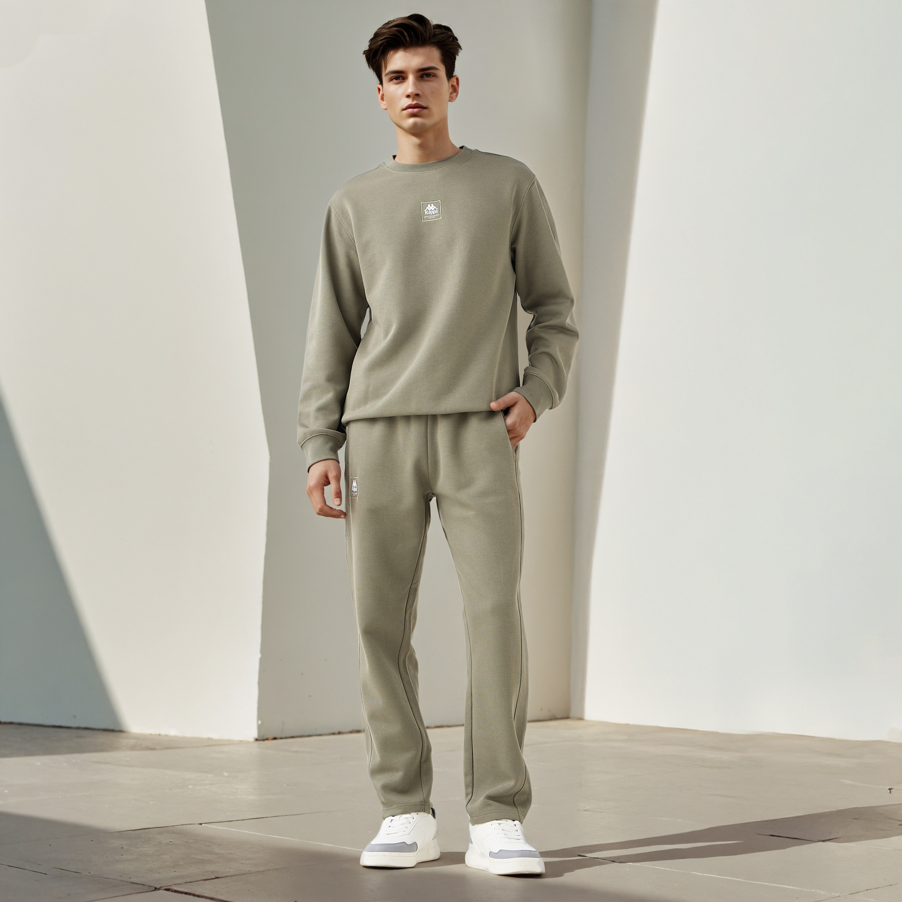 Kappa Printed Sweatshirt-men-winterwear-hoodiesandsweatshirts-image-2