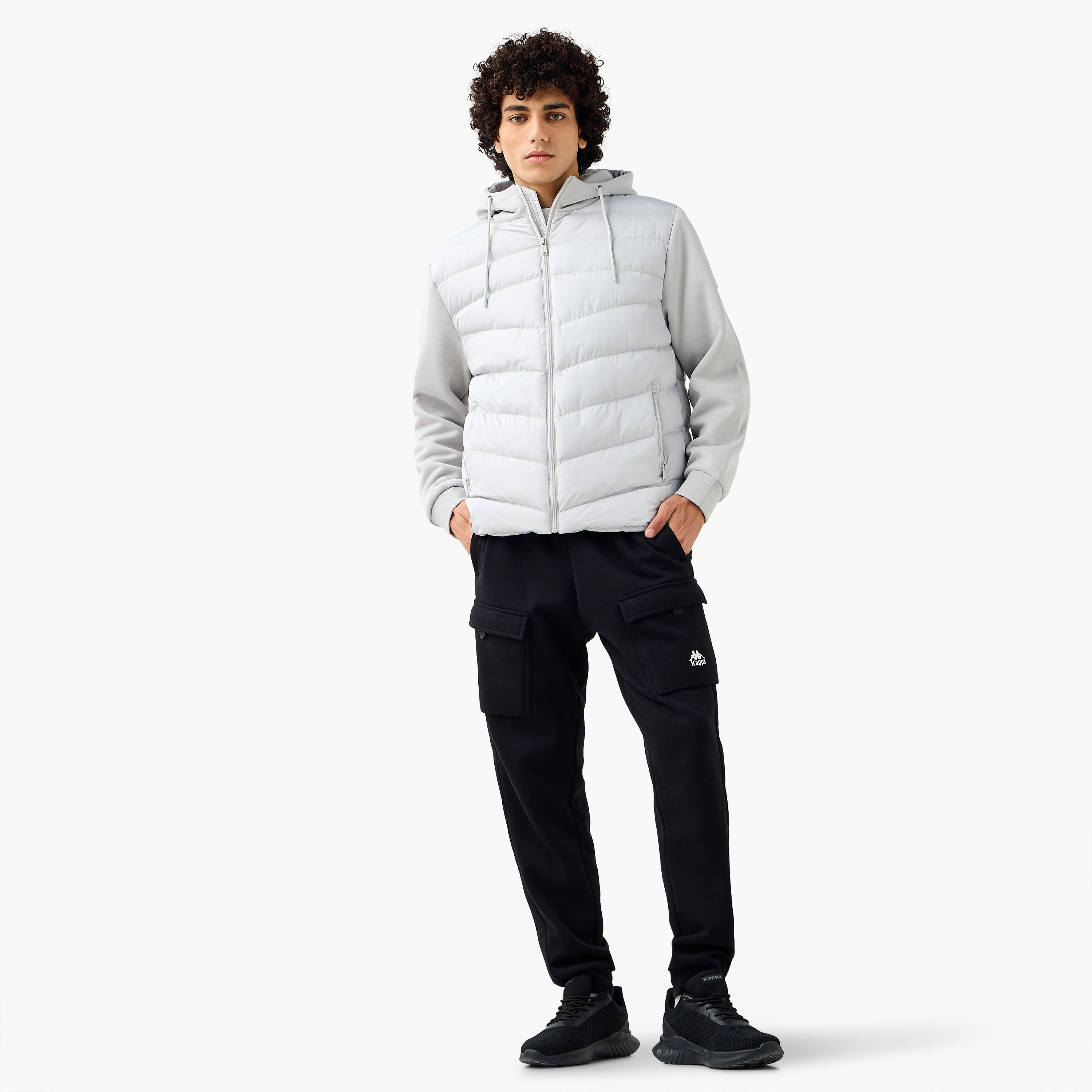 Kappa Men Regular Hooded Puffer Jacket-men-clothing-jacketsandblazers-jackets-image-2