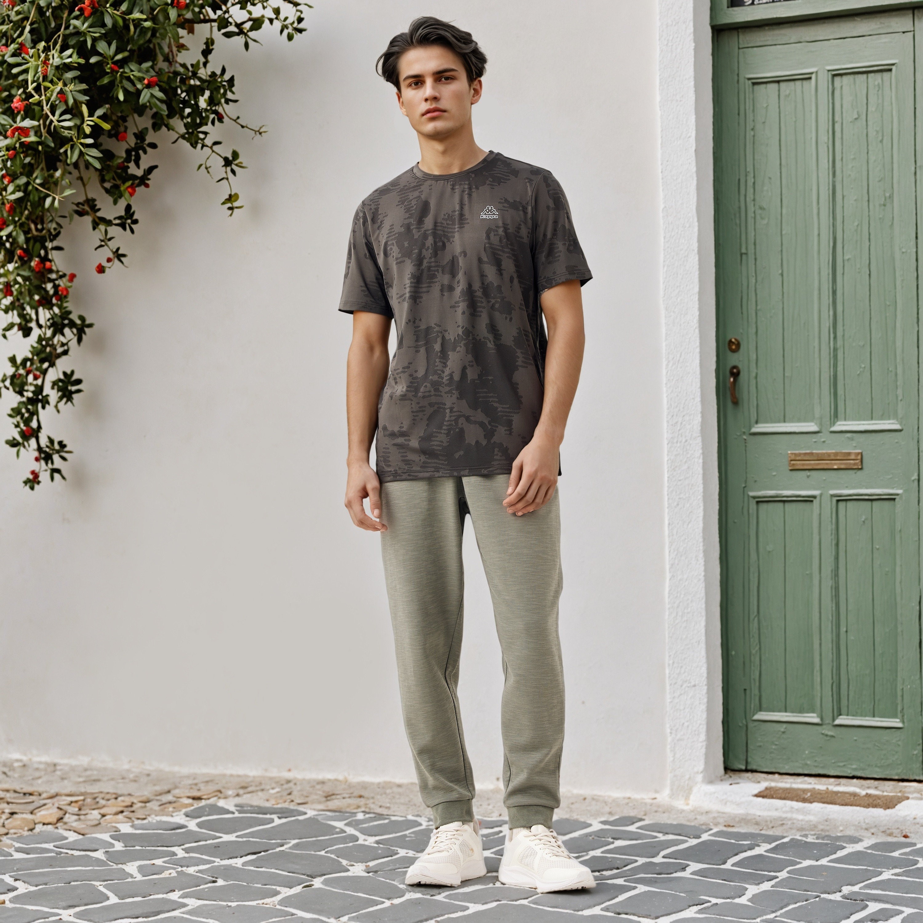 Kappa Textured Performance T-shirt-men-clothing-sportswearandactivewear-tshirtsandpolos-image-2