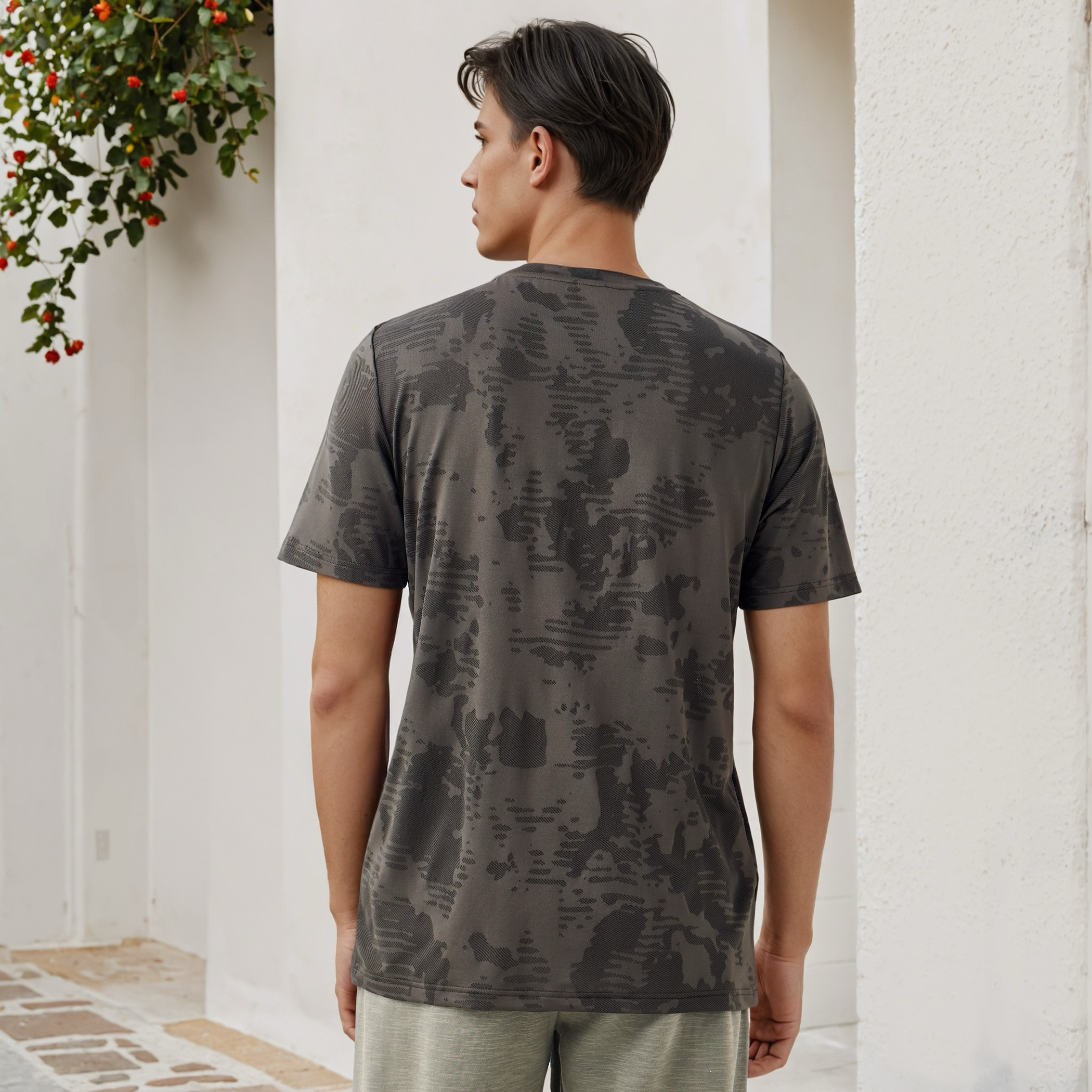 Kappa Textured Performance T-shirt-men-clothing-sportswearandactivewear-tshirtsandpolos-image-3