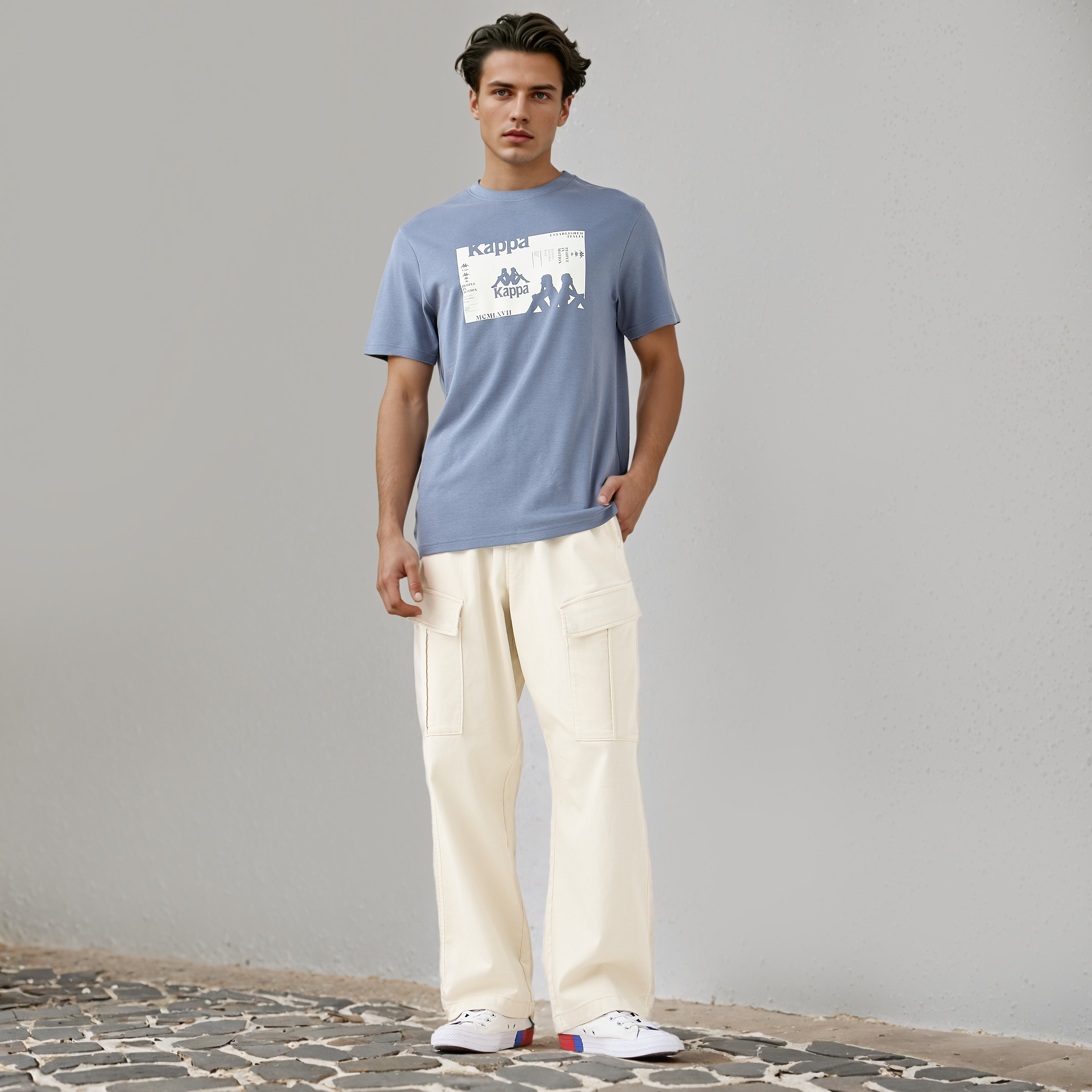 Kappa Logo Print T-shirt-men-clothing-sportswearandactivewear-tshirtsandpolos-image-2