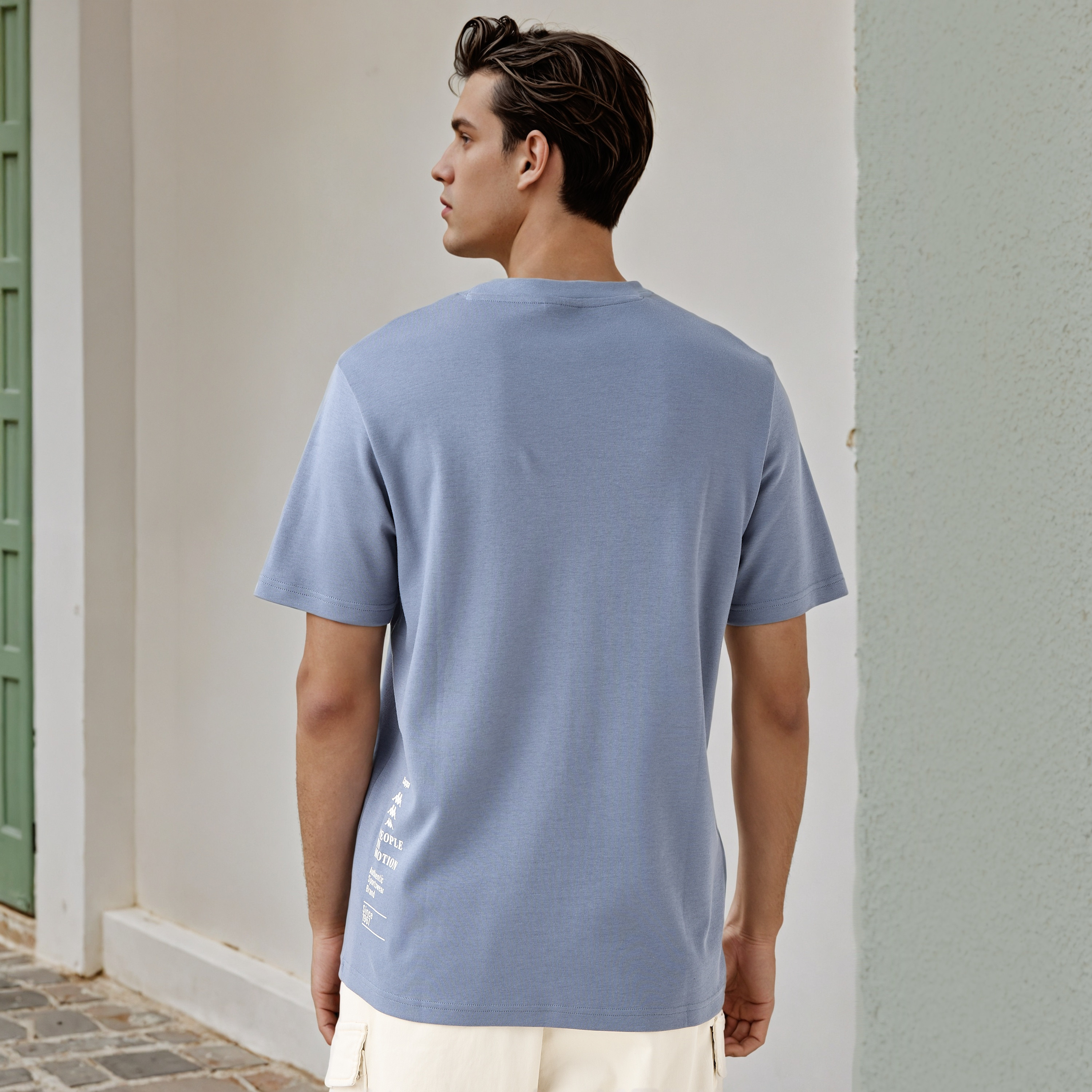Kappa Logo Print T-shirt-men-clothing-sportswearandactivewear-tshirtsandpolos-image-3