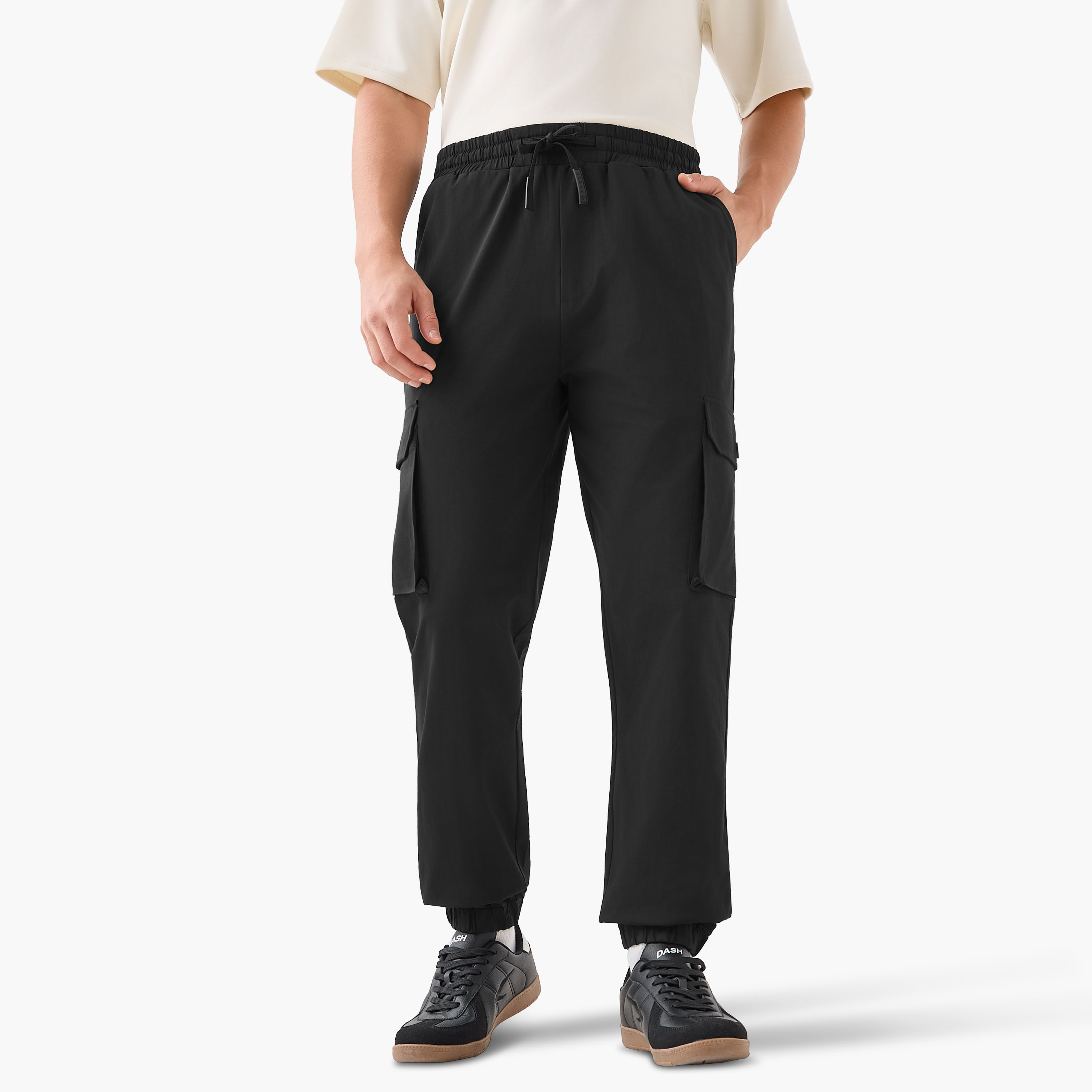 Love Pangolin Men Flexi Waist Joggers with Pockets-men-clothing-sportswearandactivewear-bottoms-joggers-image-1