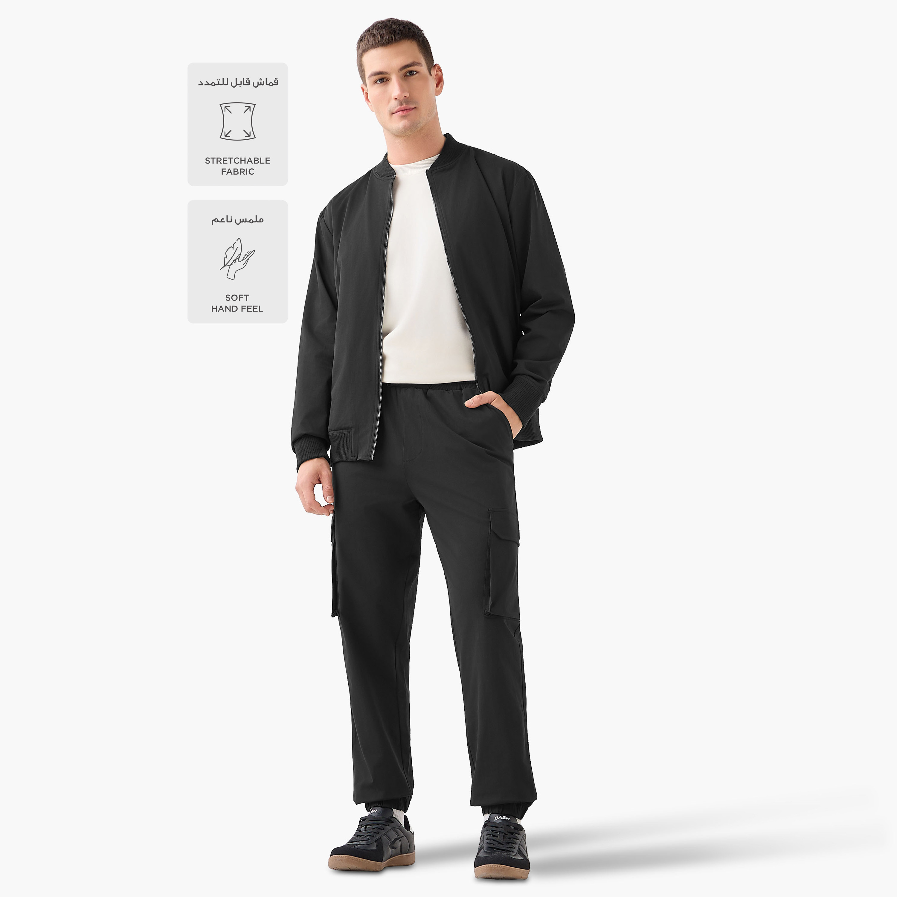 Love Pangolin Men Flexi Waist Joggers with Pockets-men-clothing-sportswearandactivewear-bottoms-joggers-image-2