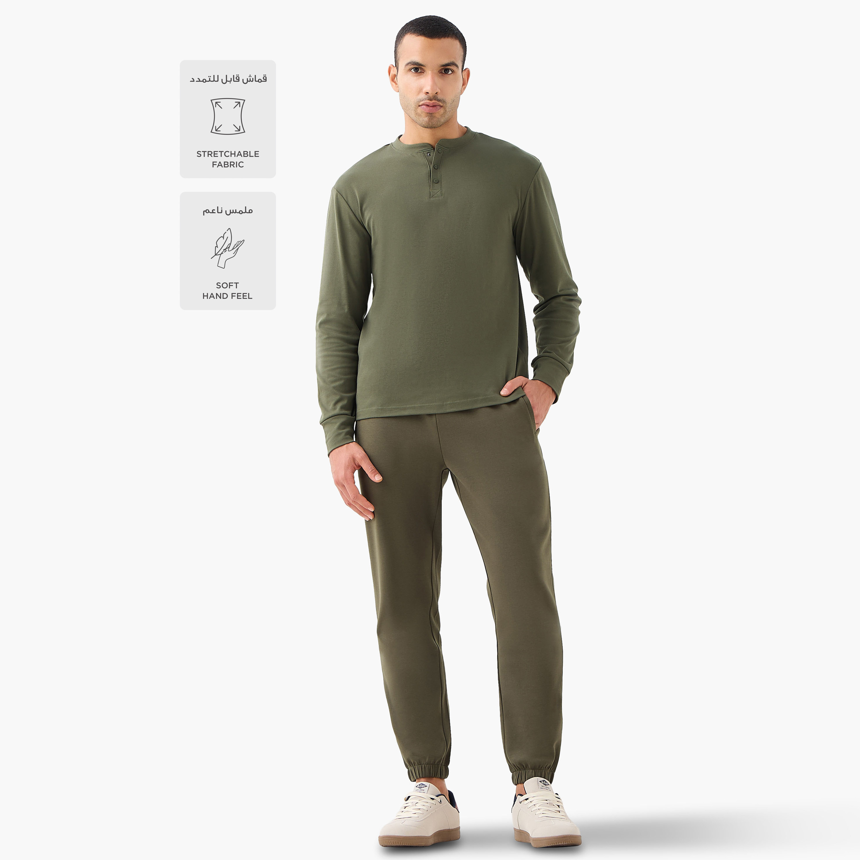 Love Pangolin Men Henley Neck T-shirt-men-clothing-sportswearandactivewear-tshirtsandpolos-image-2