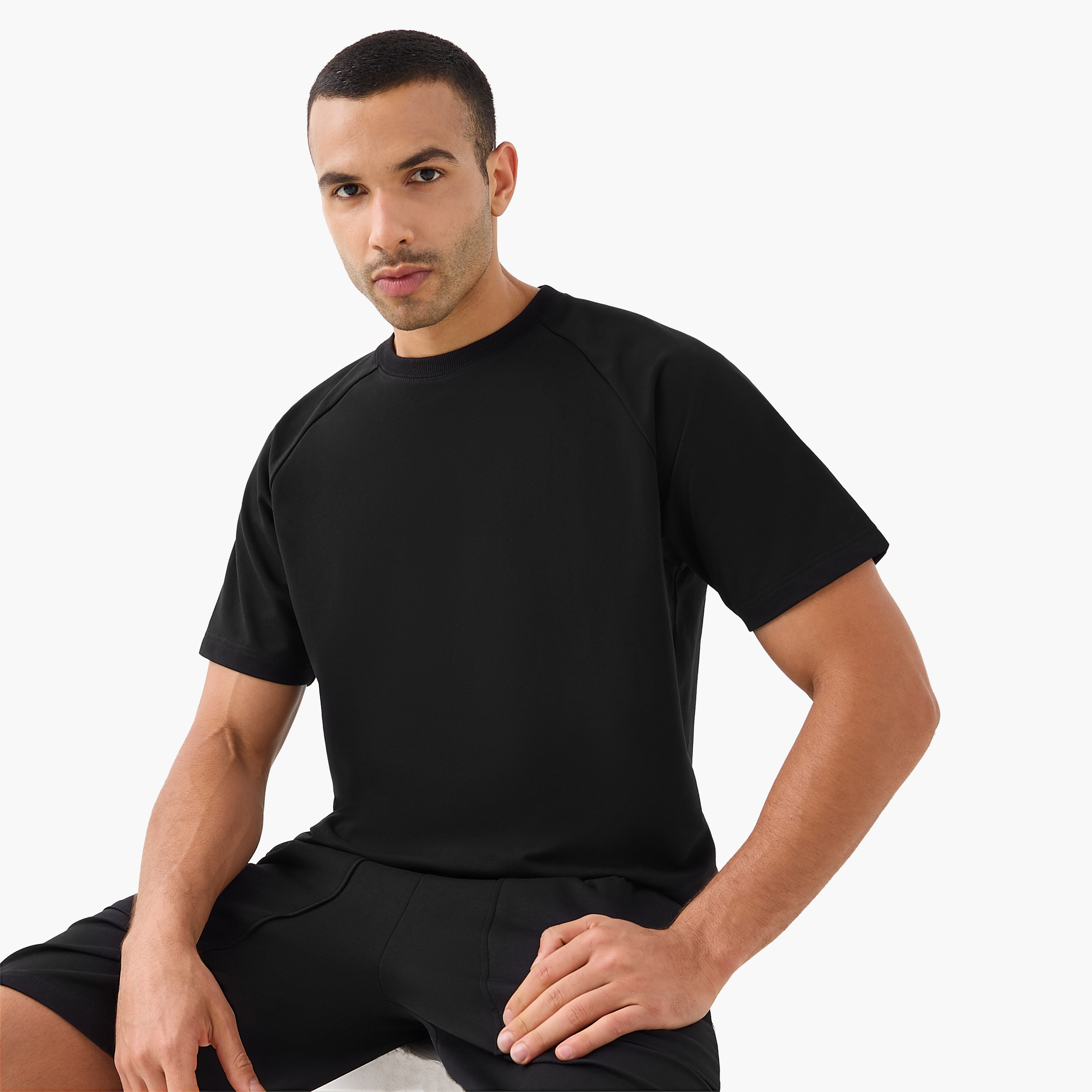Love Pangolin Men Raglan Sleeves Oversized T-shirt-men-clothing-sportswearandactivewear-tshirtsandpolos-image-1