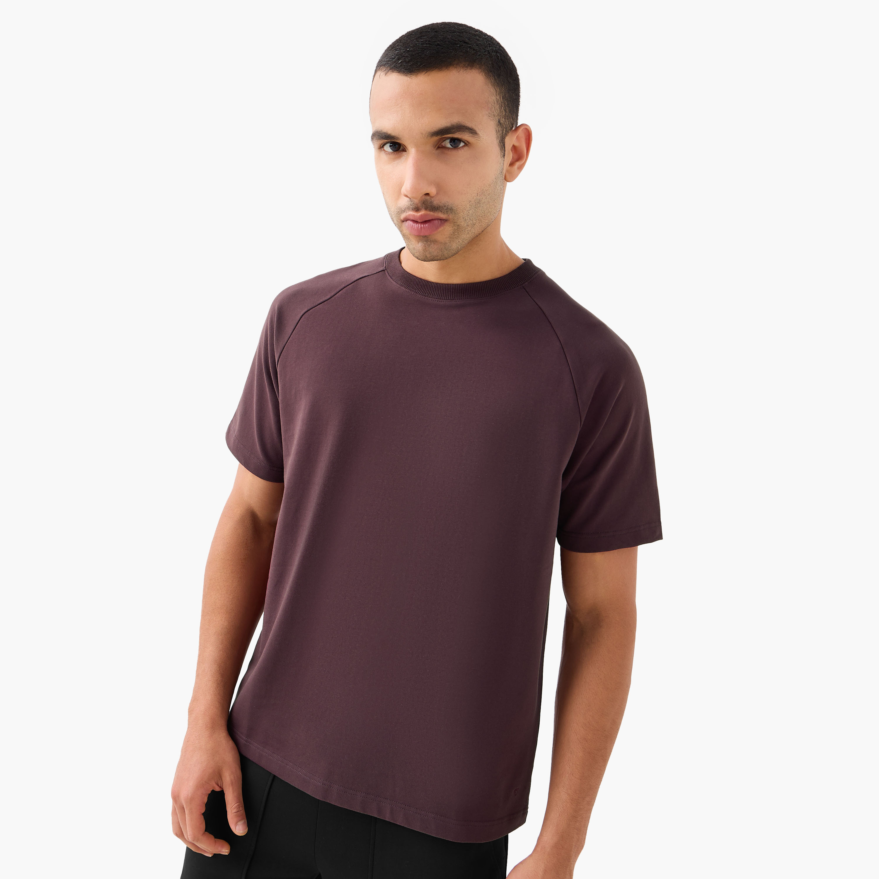 تيشيرت فضفاض بأكمام راجلان للرجال من لوف بانغولين-men-clothing-sportswearandactivewear-tshirtsandpolos-image-1