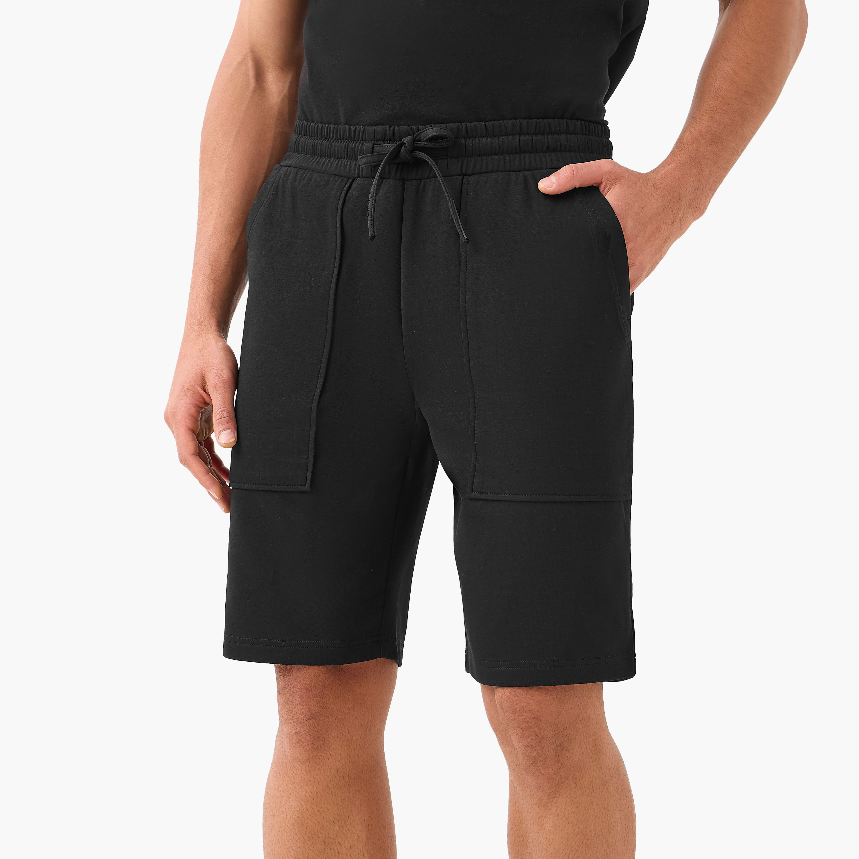 Love Pangolin Men Drawstring Waist Shorts-men-clothing-bottoms-shorts-image-1