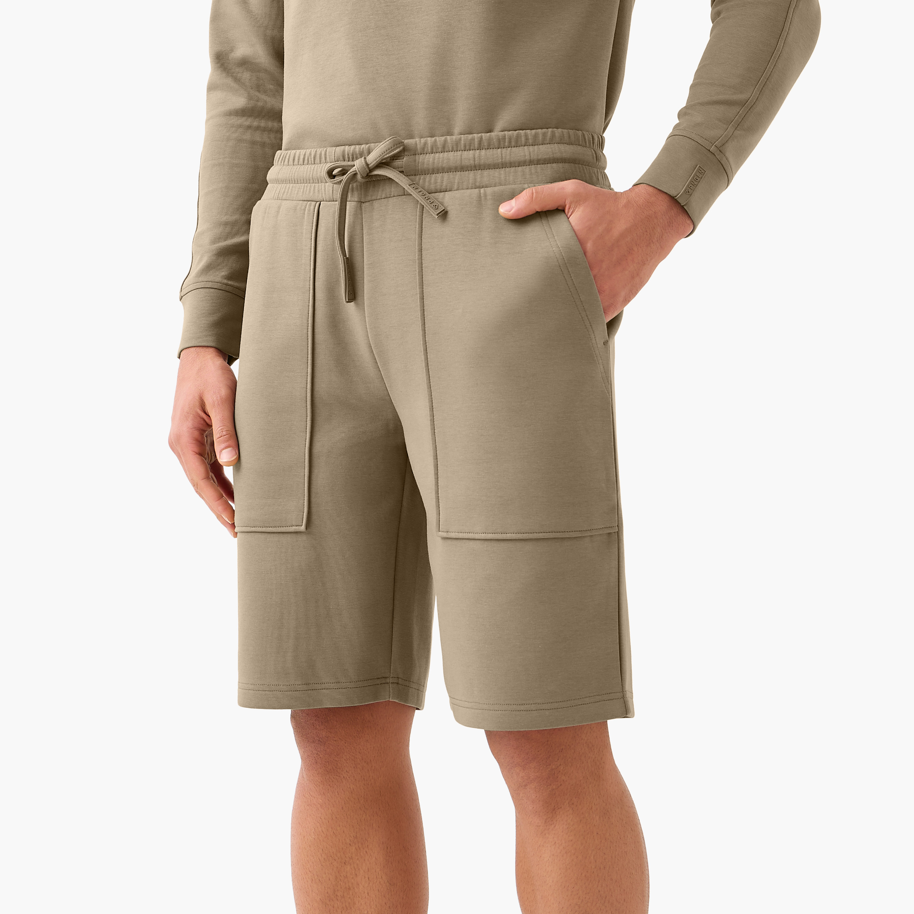 Love Pangolin Men Drawstring Waist Shorts-men-clothing-bottoms-shorts-image-1