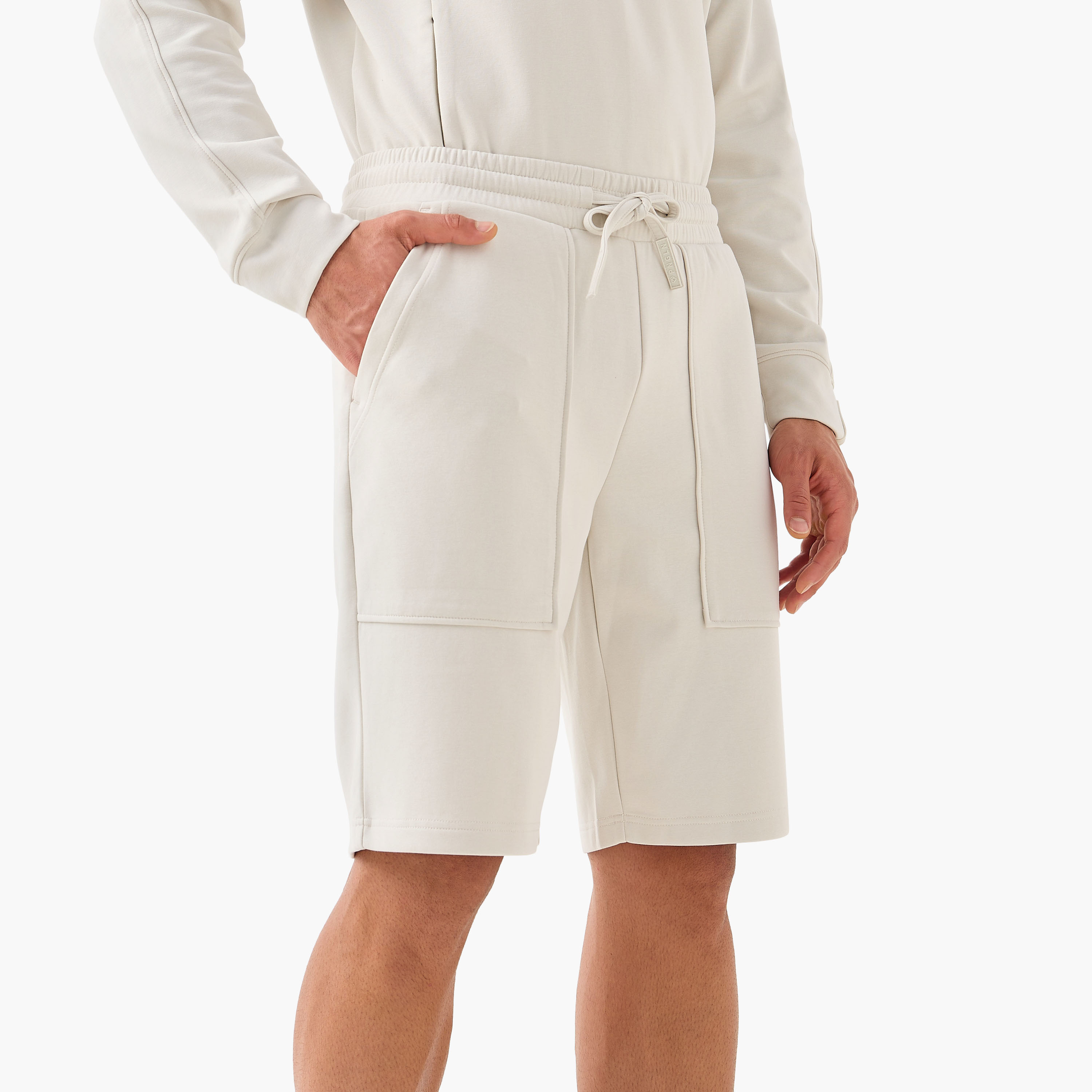 Love Pangolin Men Drawstring Waist Shorts-men-clothing-bottoms-shorts-image-1