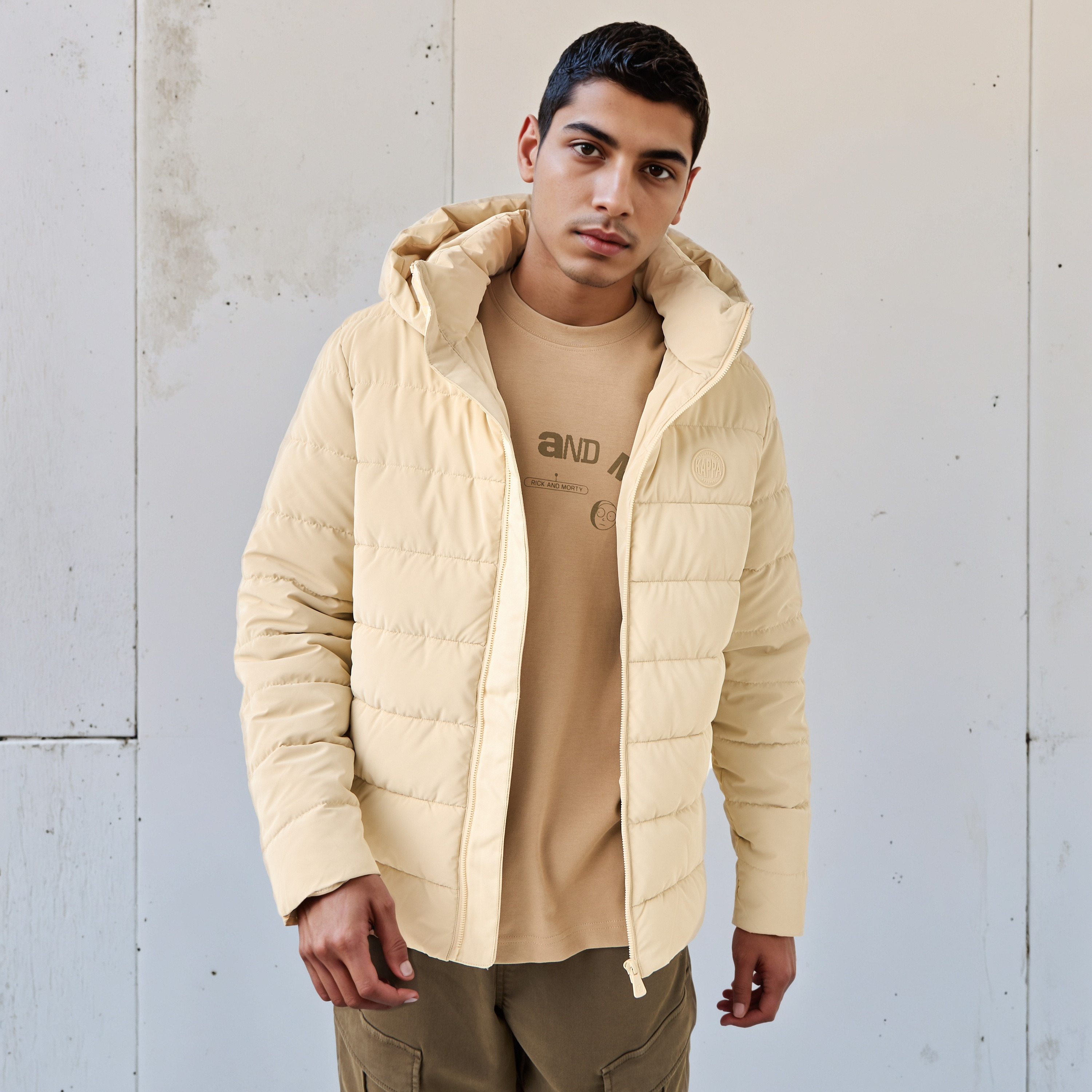 Kappa Men Regular Fit Hooded Puffer Jacket-men-clothing-jacketsandblazers-jackets-image-1