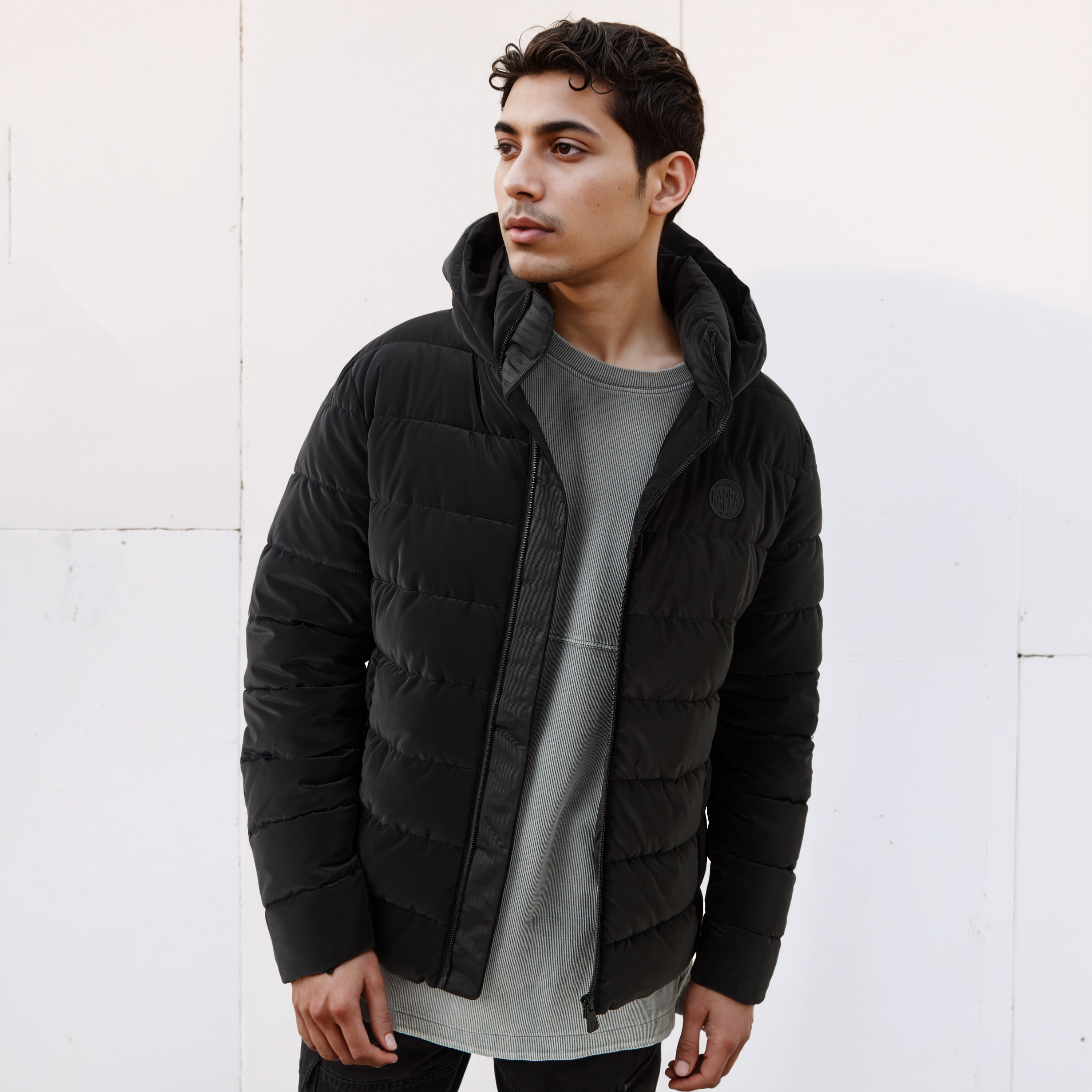Kappa Men Regular Fit Hooded Puffer Jacket-men-clothing-jacketsandblazers-jackets-image-1