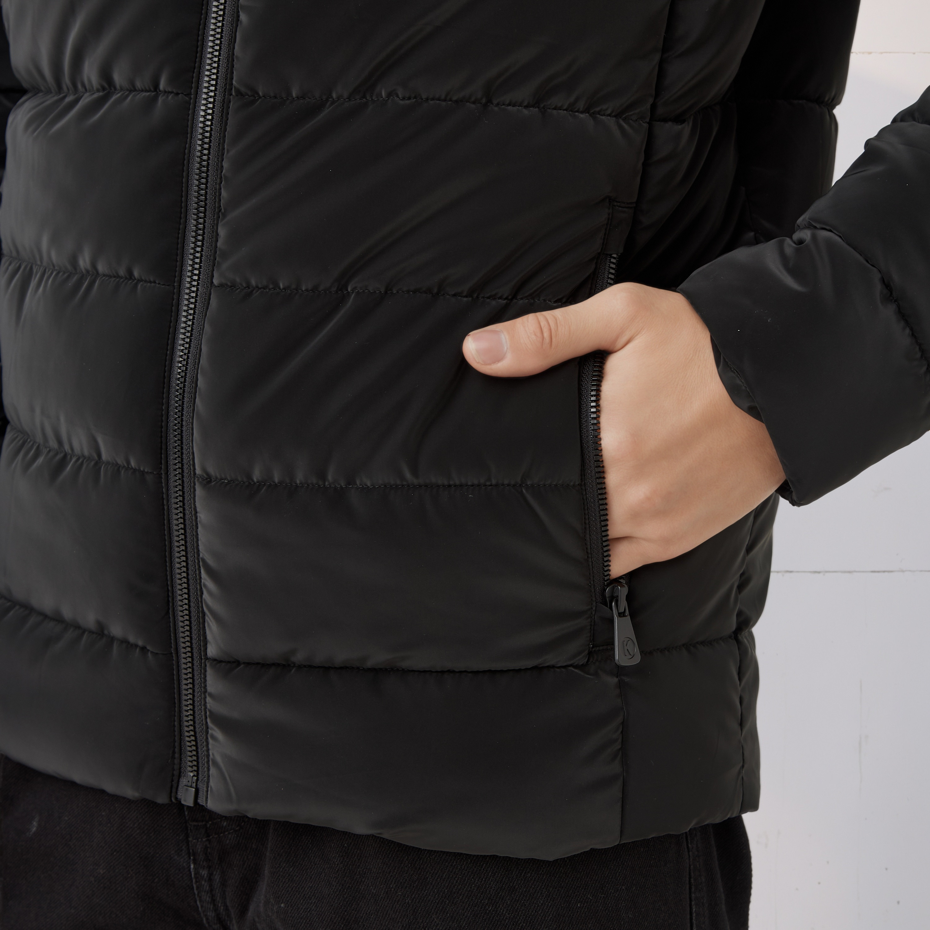 Kappa Men Regular Fit Hooded Puffer Jacket-men-clothing-jacketsandblazers-jackets-image-4
