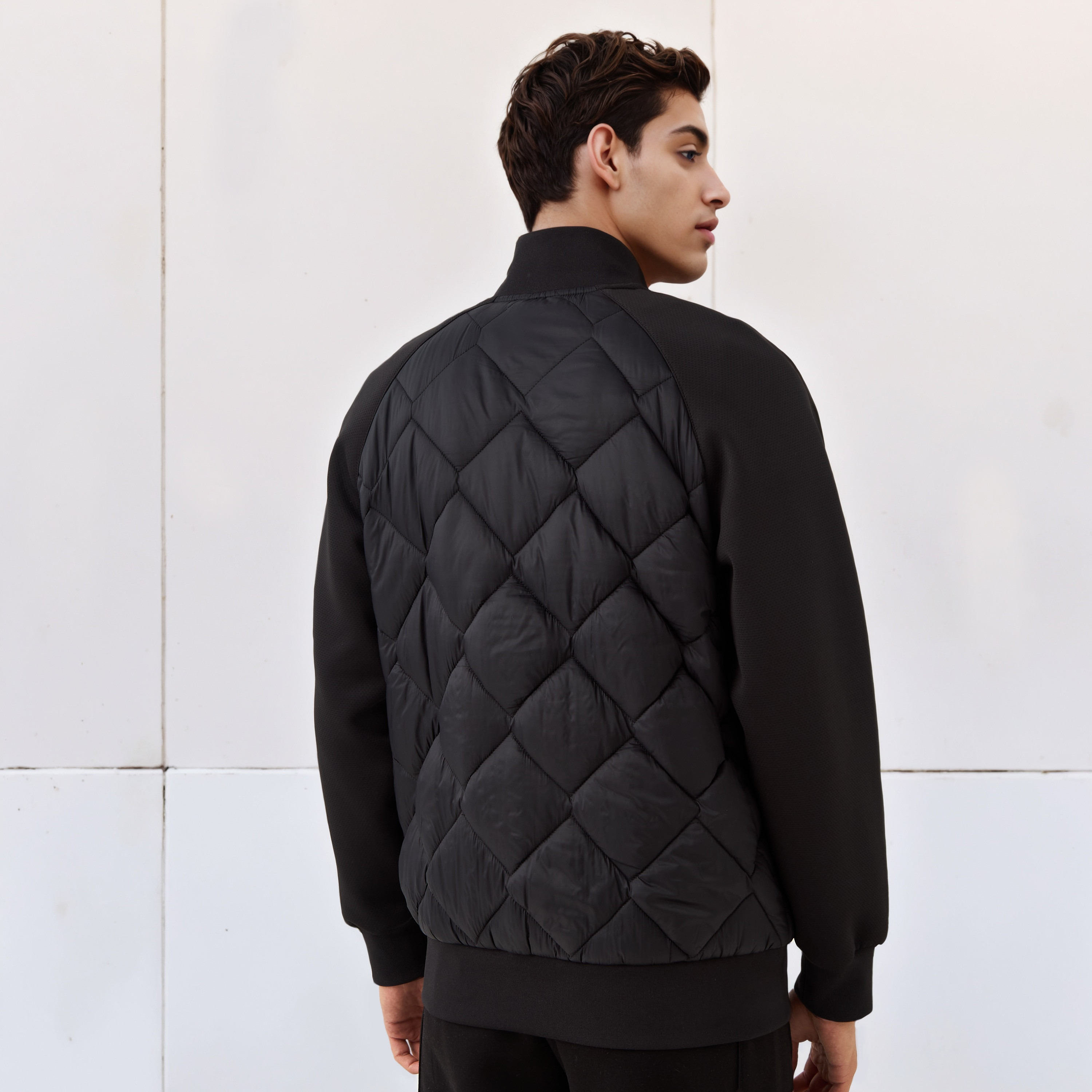 Kappa Men Quilted Zip Closure Jacket-men-clothing-jacketsandblazers-jackets-image-3