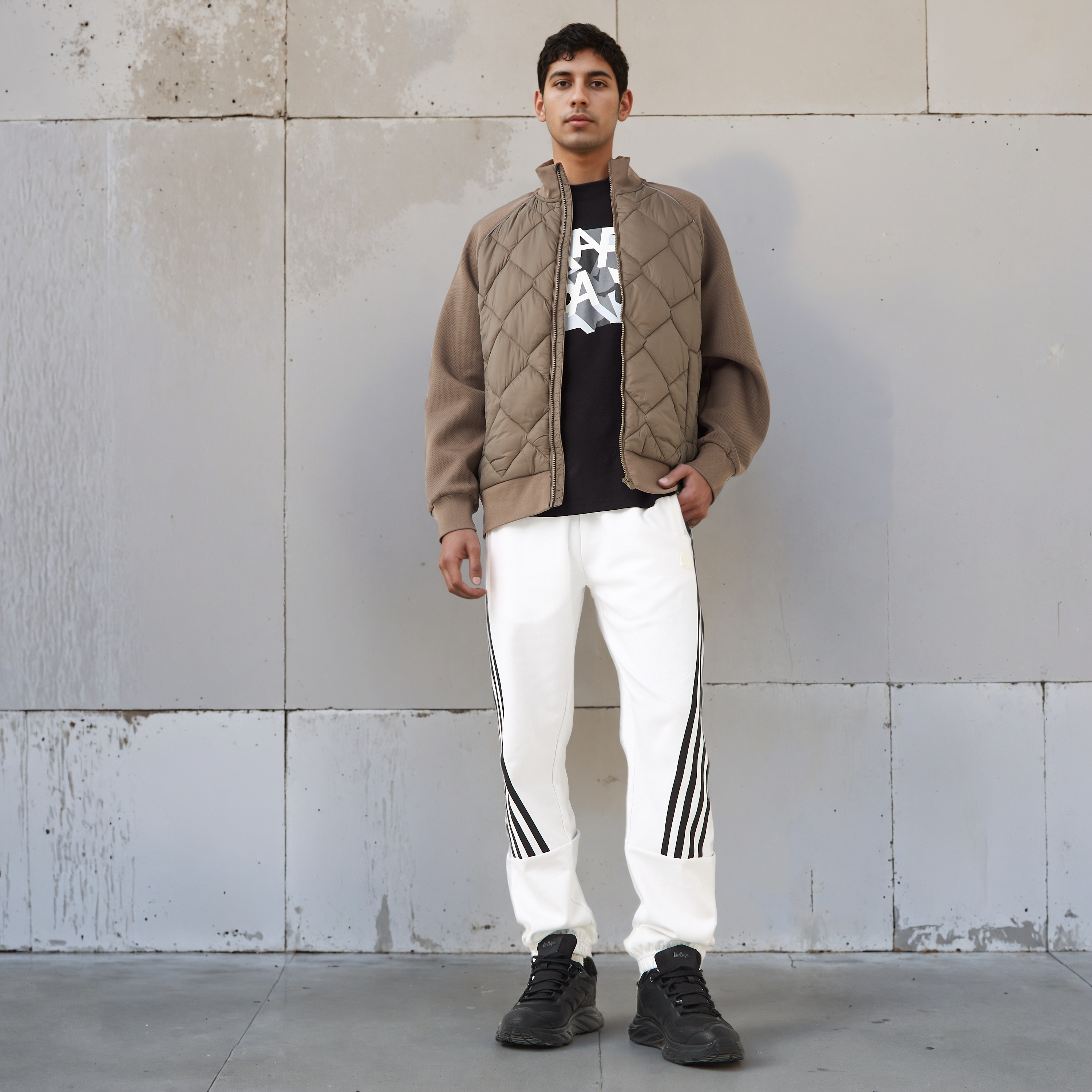 Kappa Men Quilted Zip Closure Jacket-men-clothing-jacketsandblazers-jackets-image-2