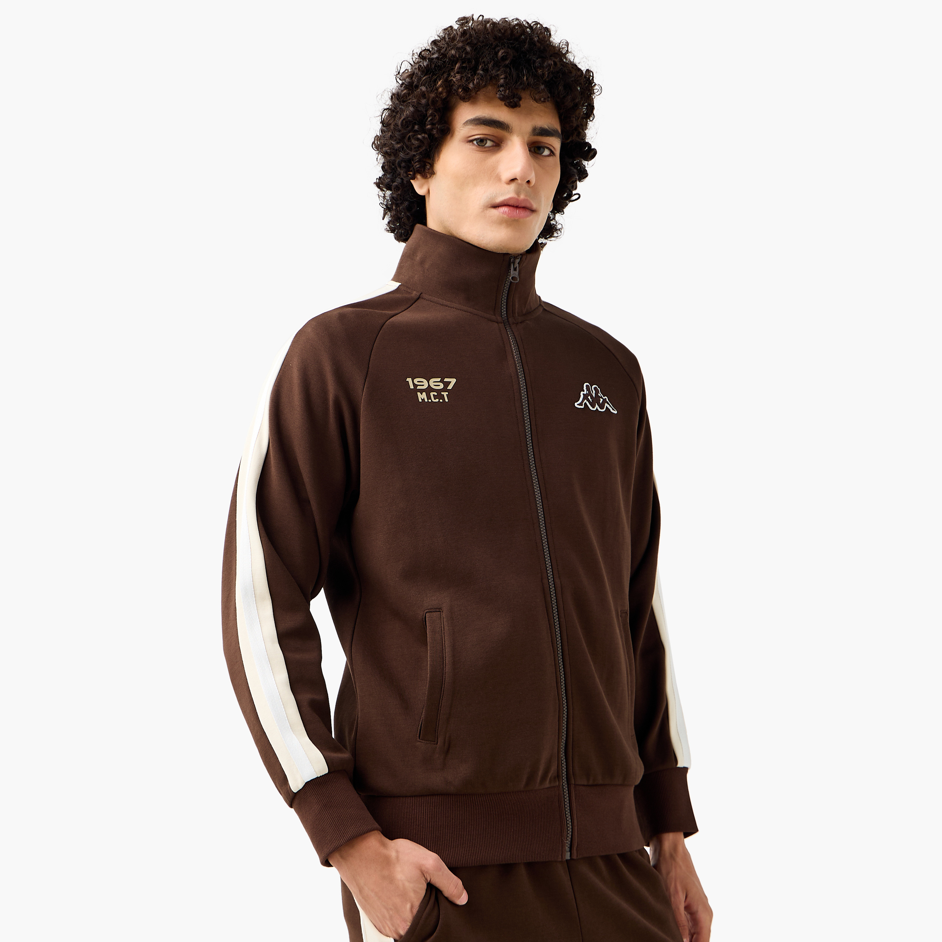 Kappa Men Regular Fit High Neck Jacket-men-clothing-jacketsandblazers-jackets-image-1