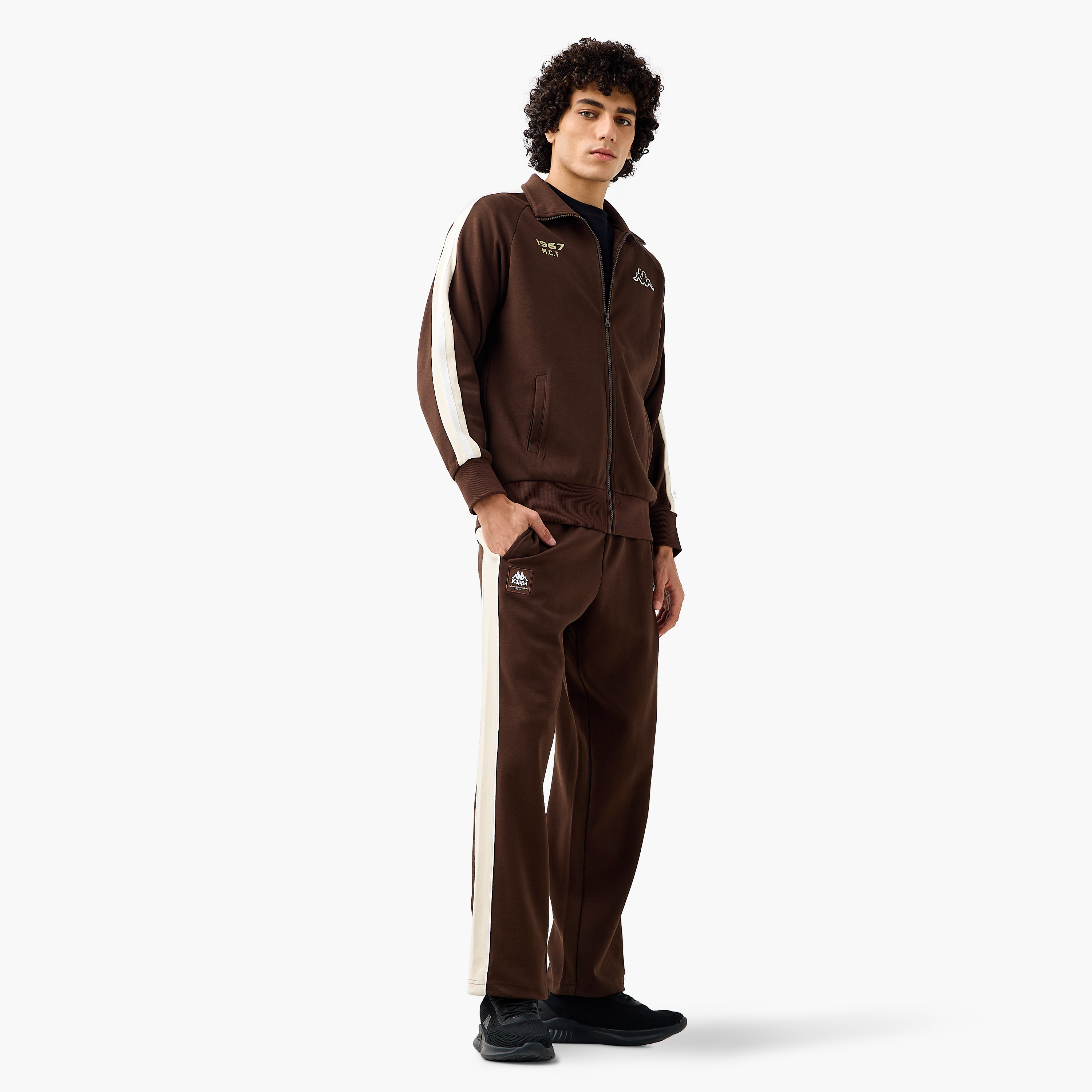 Kappa Men Regular Fit High Neck Jacket-men-clothing-jacketsandblazers-jackets-image-2