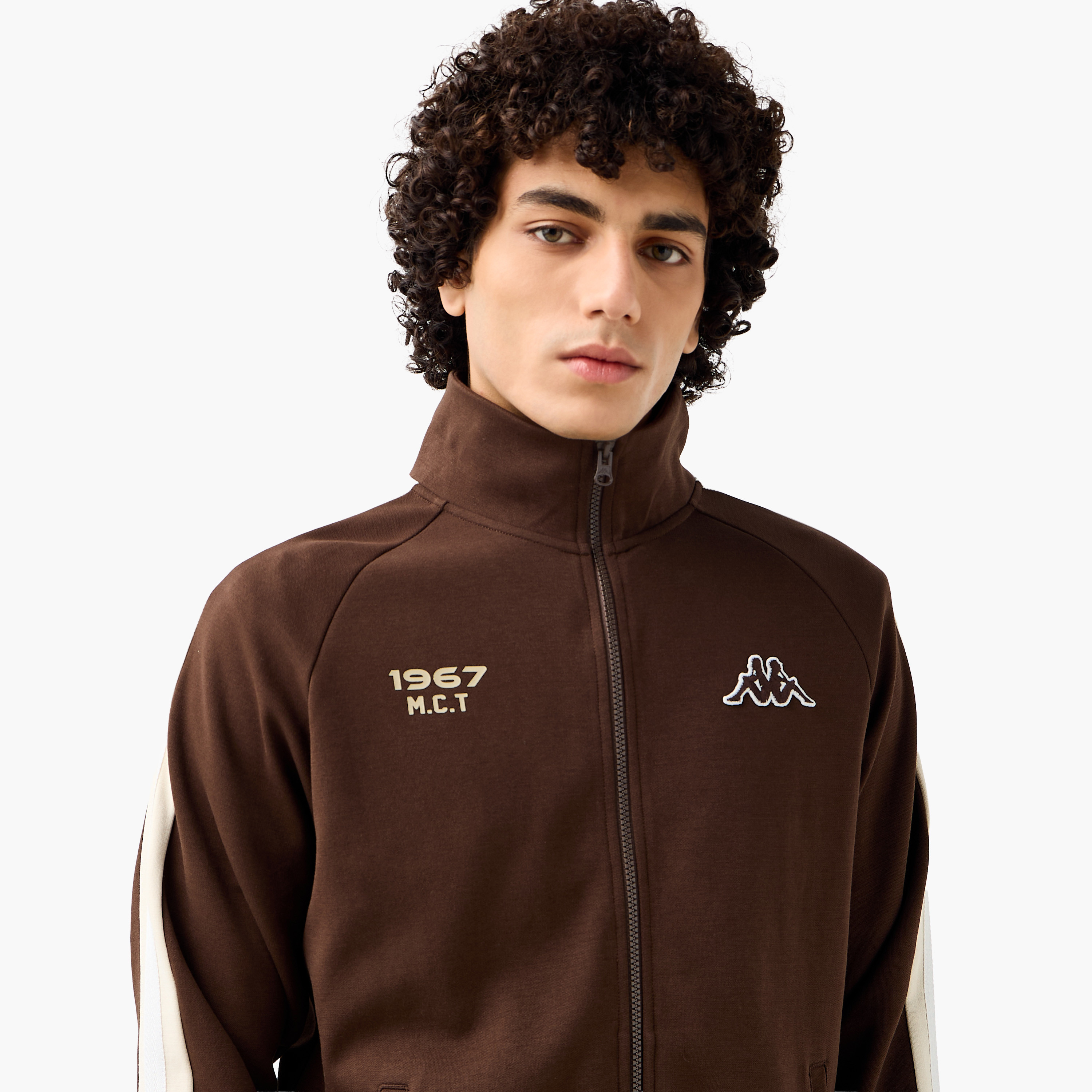 Kappa Men Regular Fit High Neck Jacket-men-clothing-jacketsandblazers-jackets-image-5