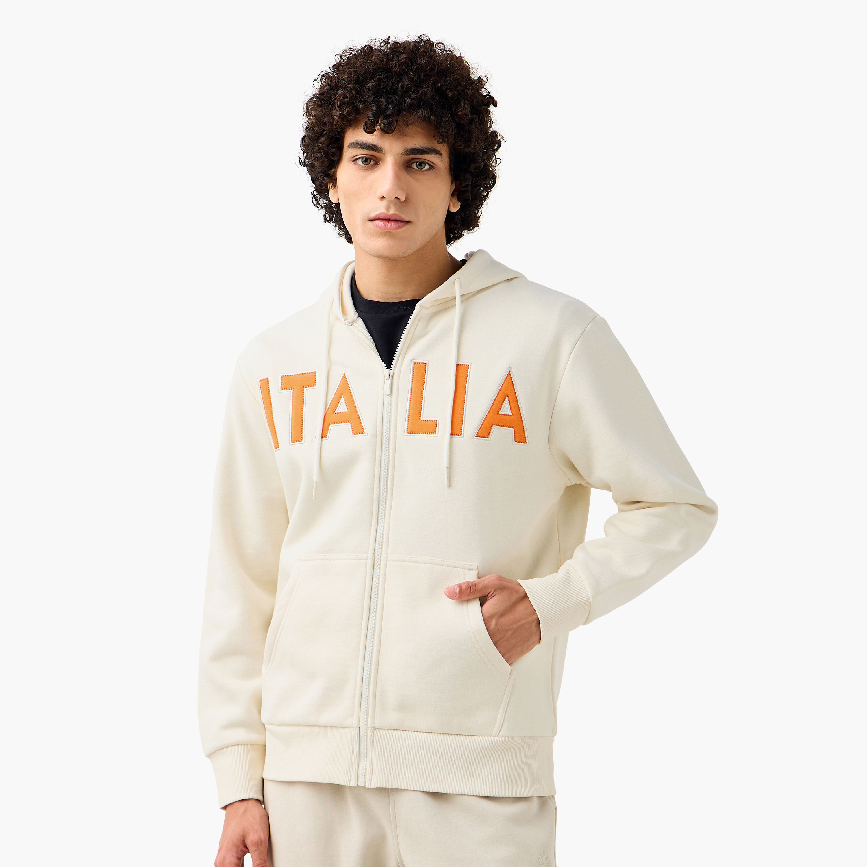 Kappa Men's Italia Embroidered Hoodie-men-winterwear-hoodiesandsweatshirts-image-1