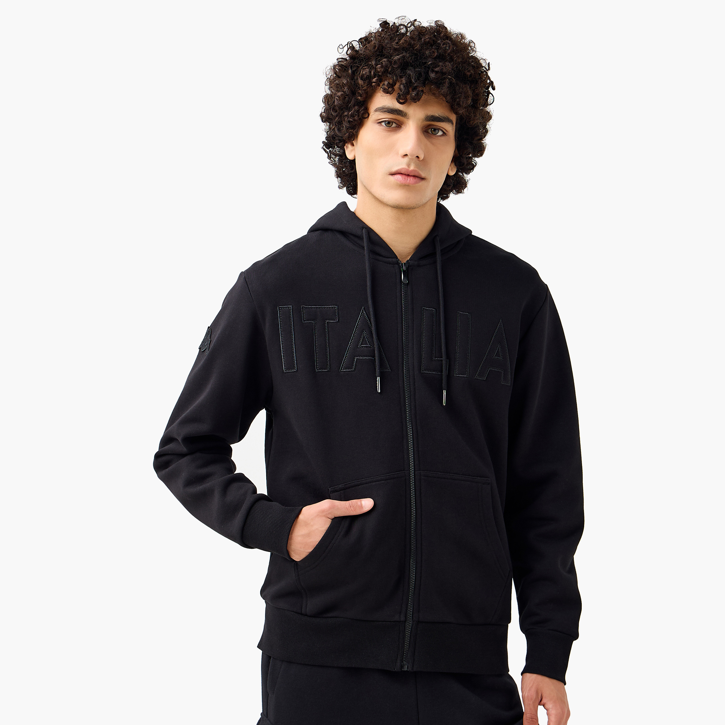 Kappa Men's Italia Embroidered Hoodie-men-winterwear-hoodiesandsweatshirts-image-1