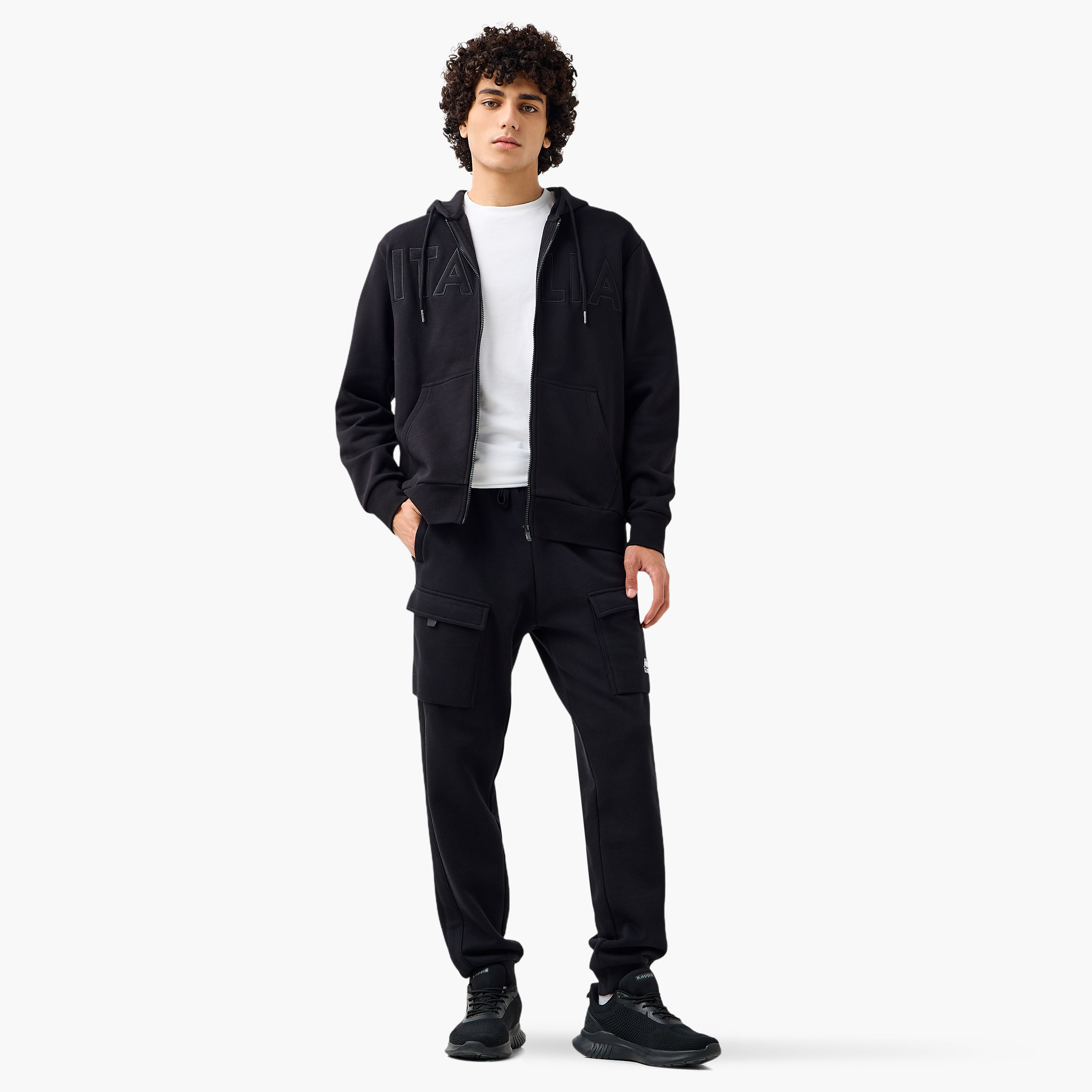Kappa Men's Italia Embroidered Hoodie-men-winterwear-hoodiesandsweatshirts-image-2