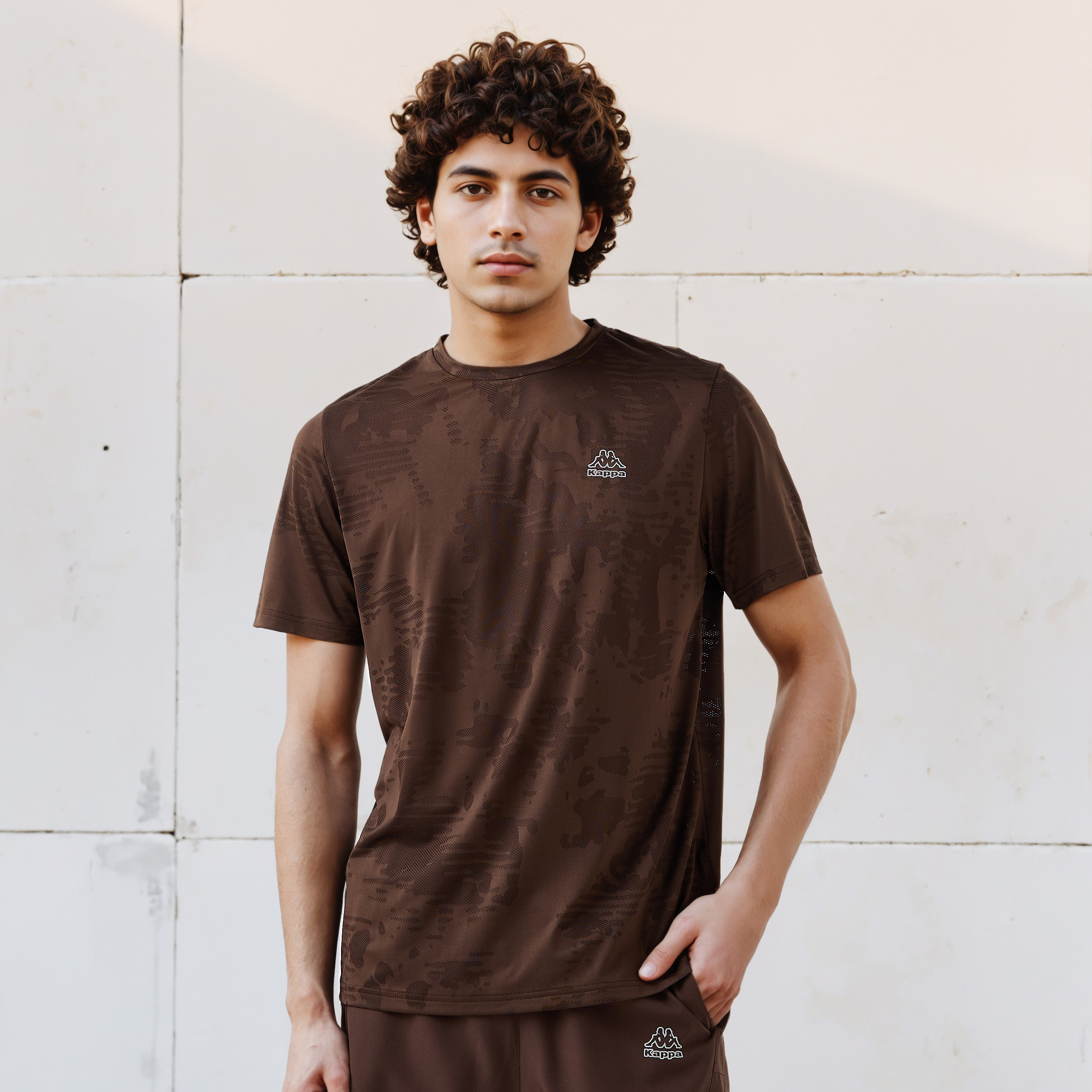 Kappa Men Performance Textured T-shirt-men-clothing-sportswearandactivewear-tshirtsandpolos-image-1