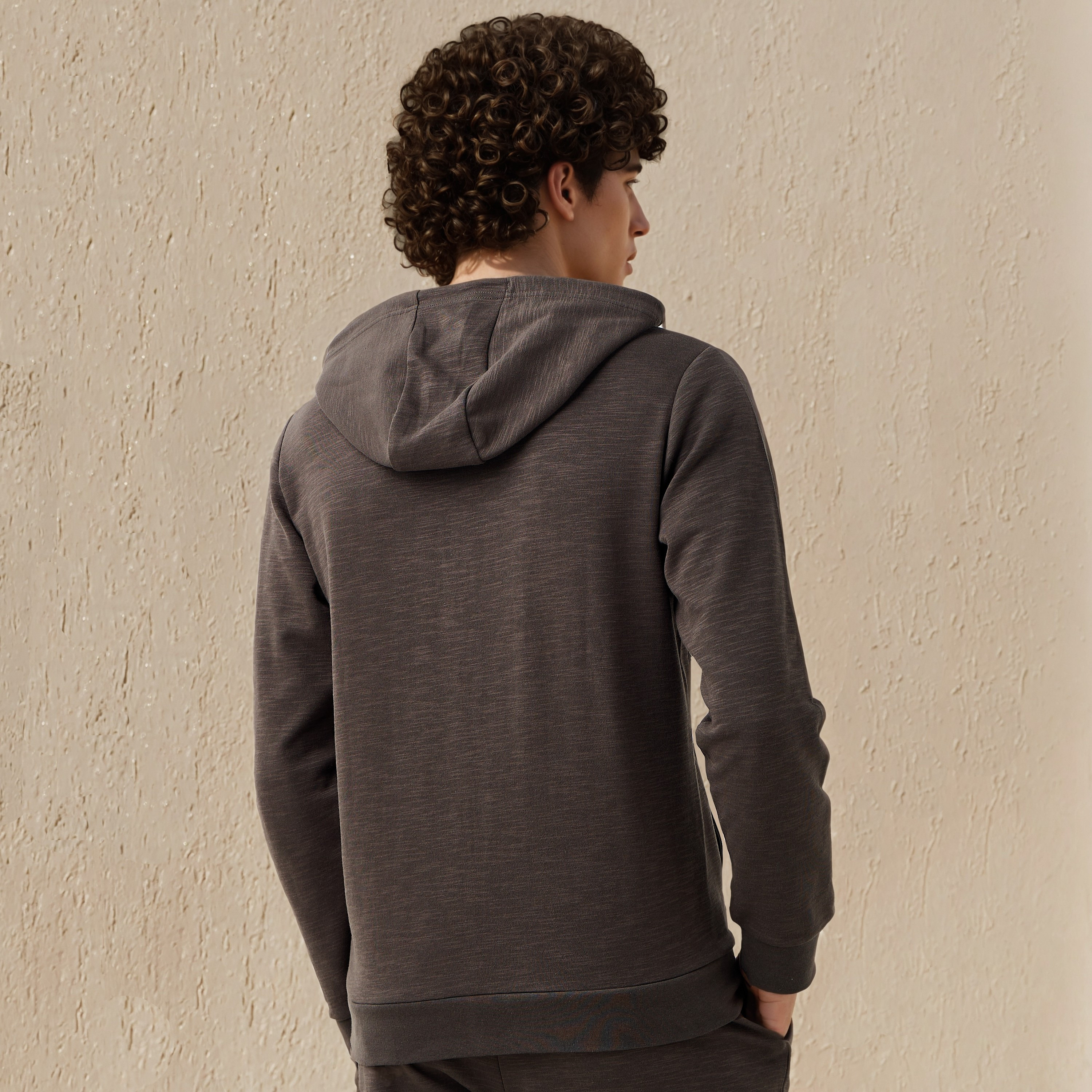 Kappa Men Essential Textured Hoodie-men-winterwear-hoodiesandsweatshirts-image-3