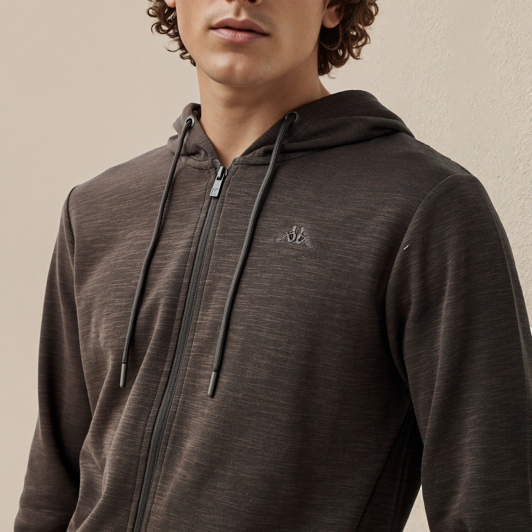 Kappa Men Essential Textured Hoodie-men-winterwear-hoodiesandsweatshirts-image-4