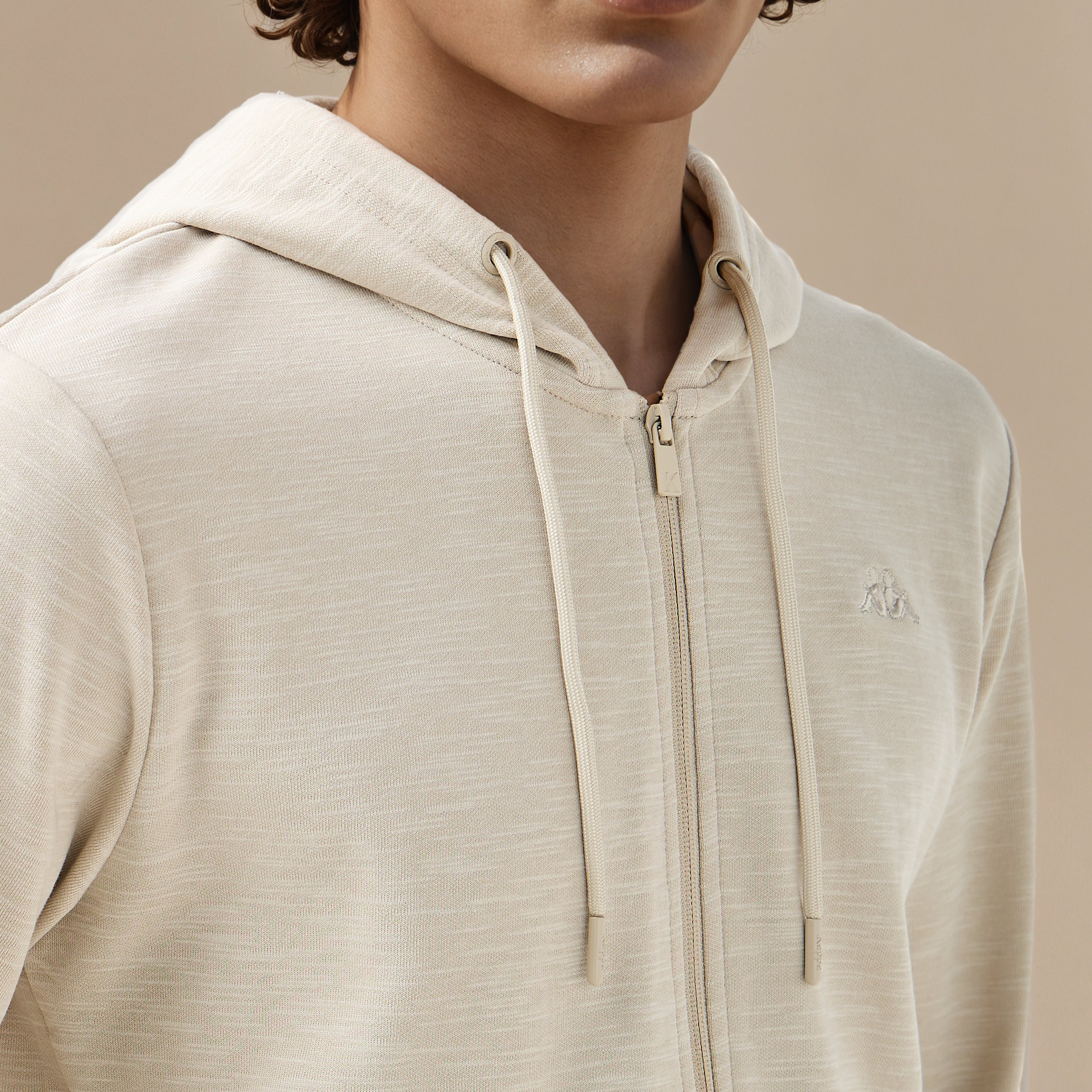 Kappa Men Essential Textured Hoodie-men-winterwear-hoodiesandsweatshirts-image-4