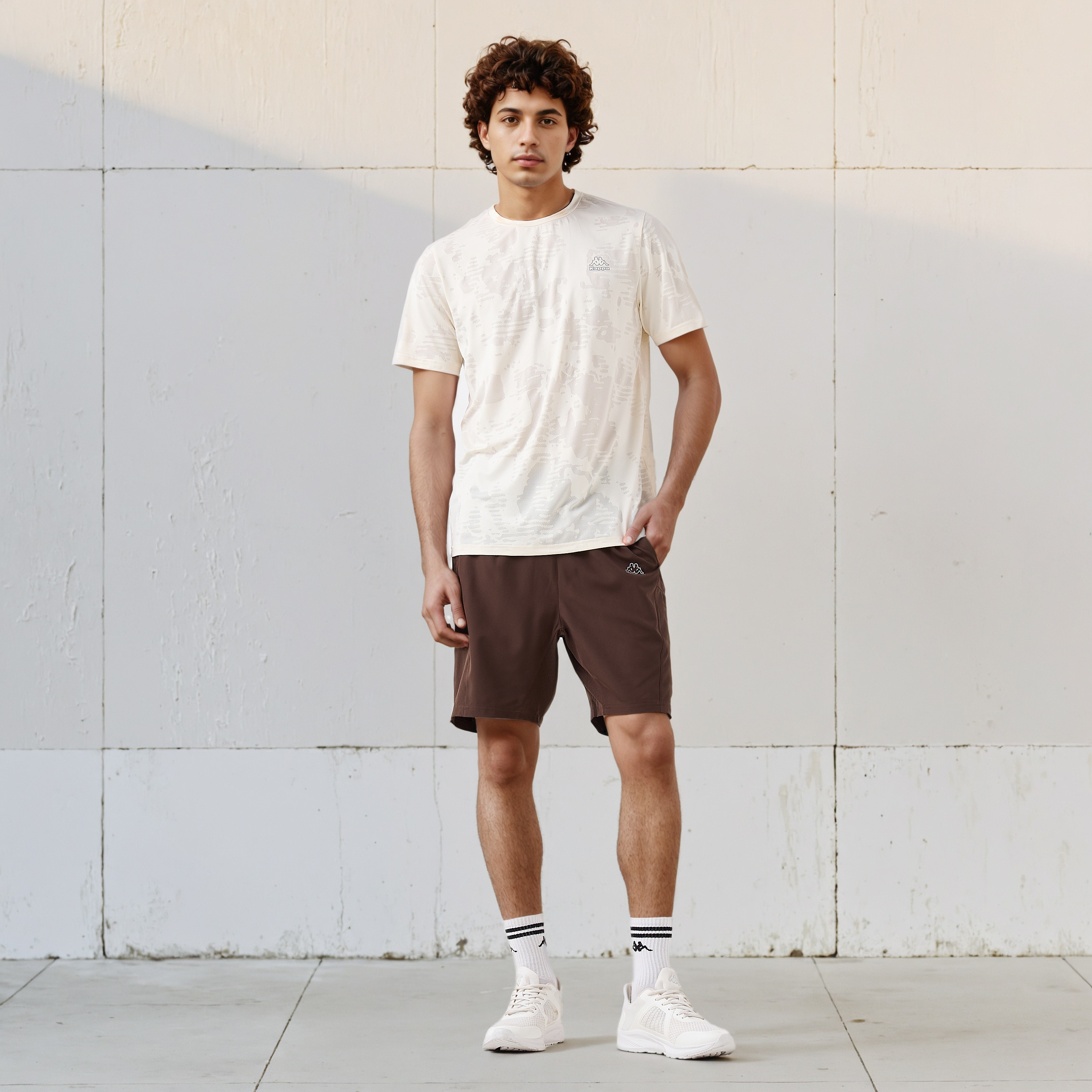 Kappa Men Performance Textured T-shirt-men-clothing-sportswearandactivewear-tshirtsandpolos-image-2