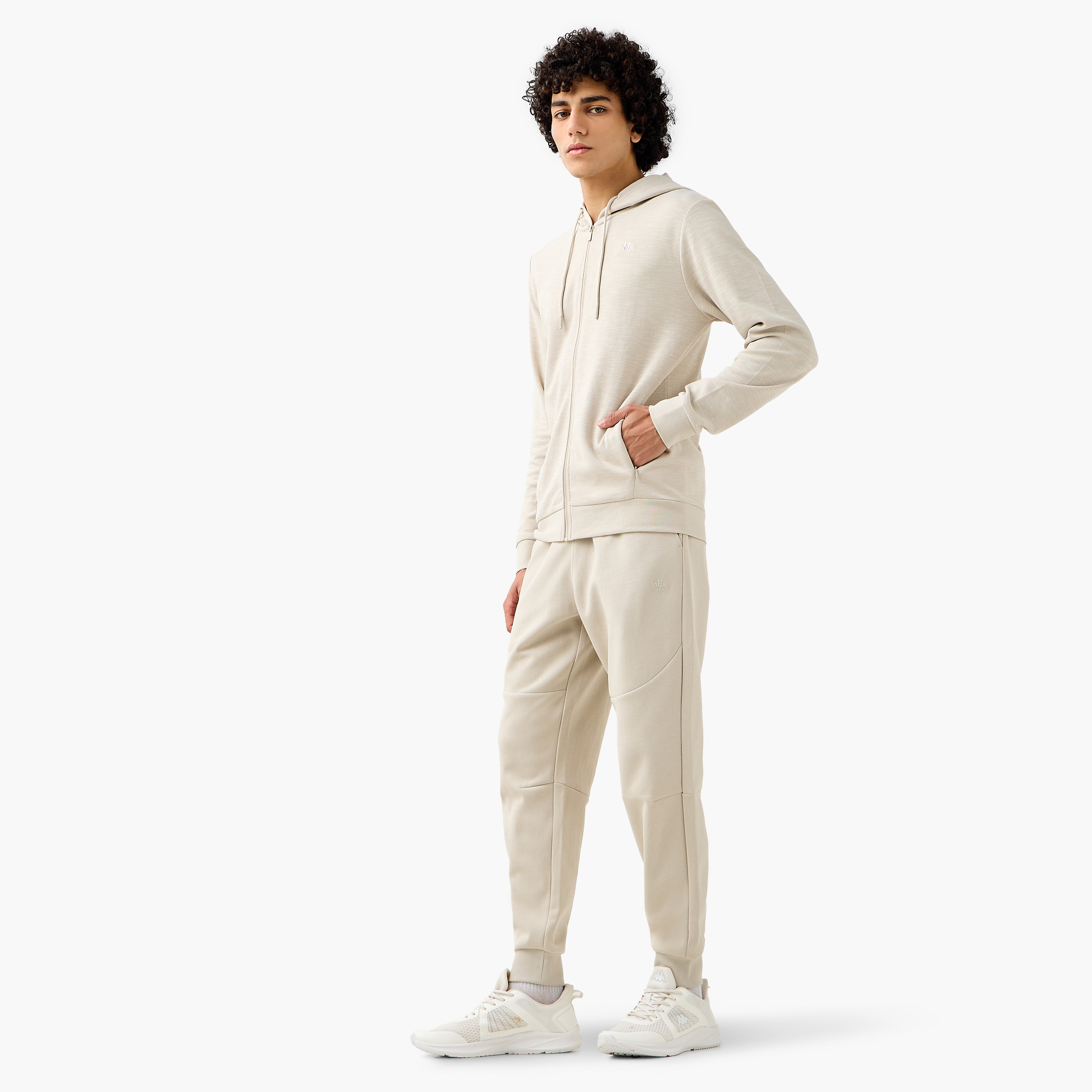 Kappa Men Panelled Drawstring Closure Joggers-men-clothing-sportswearandactivewear-bottoms-joggers-image-2