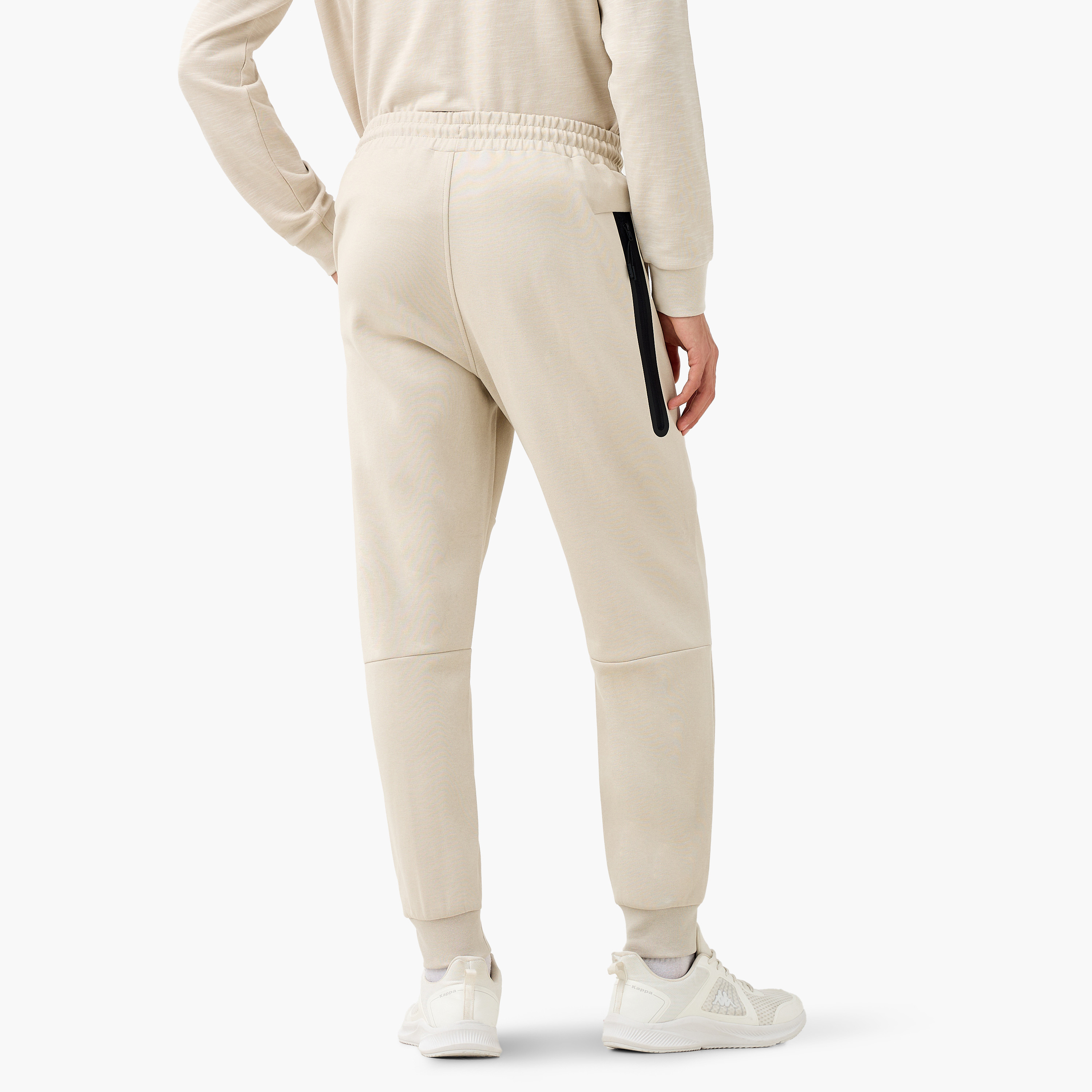 Kappa Men Panelled Drawstring Closure Joggers-men-clothing-sportswearandactivewear-bottoms-joggers-image-3