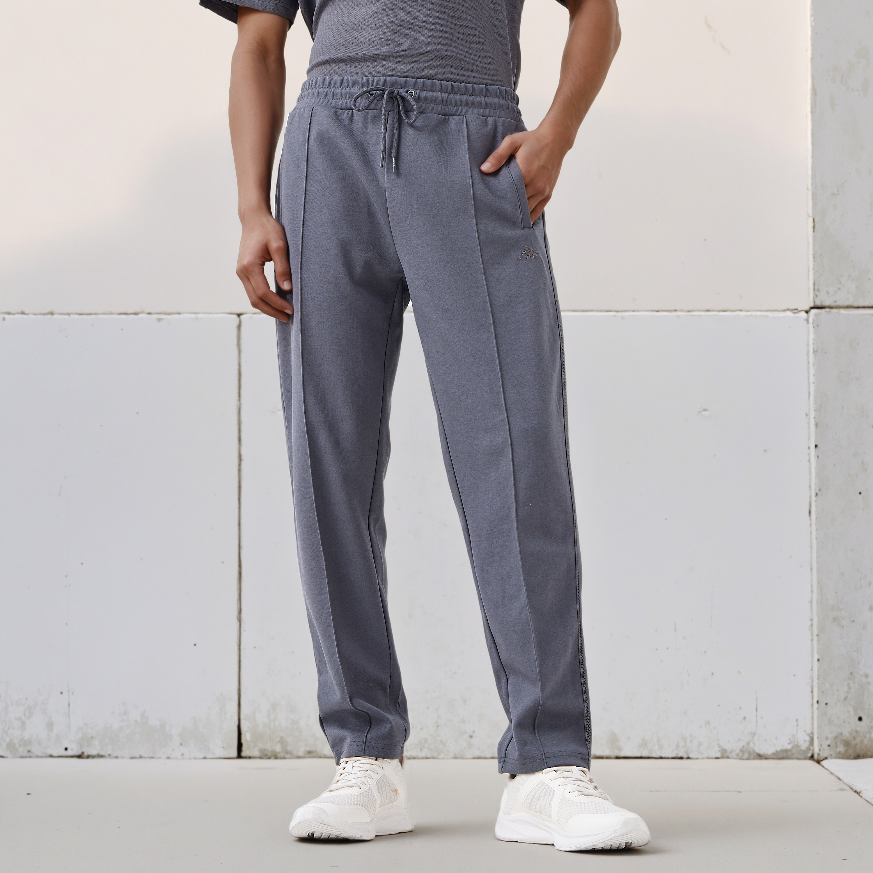 Kappa Men Drawstring Closure Track Pants-men-clothing-sportswearandactivewear-bottoms-joggers-image-1