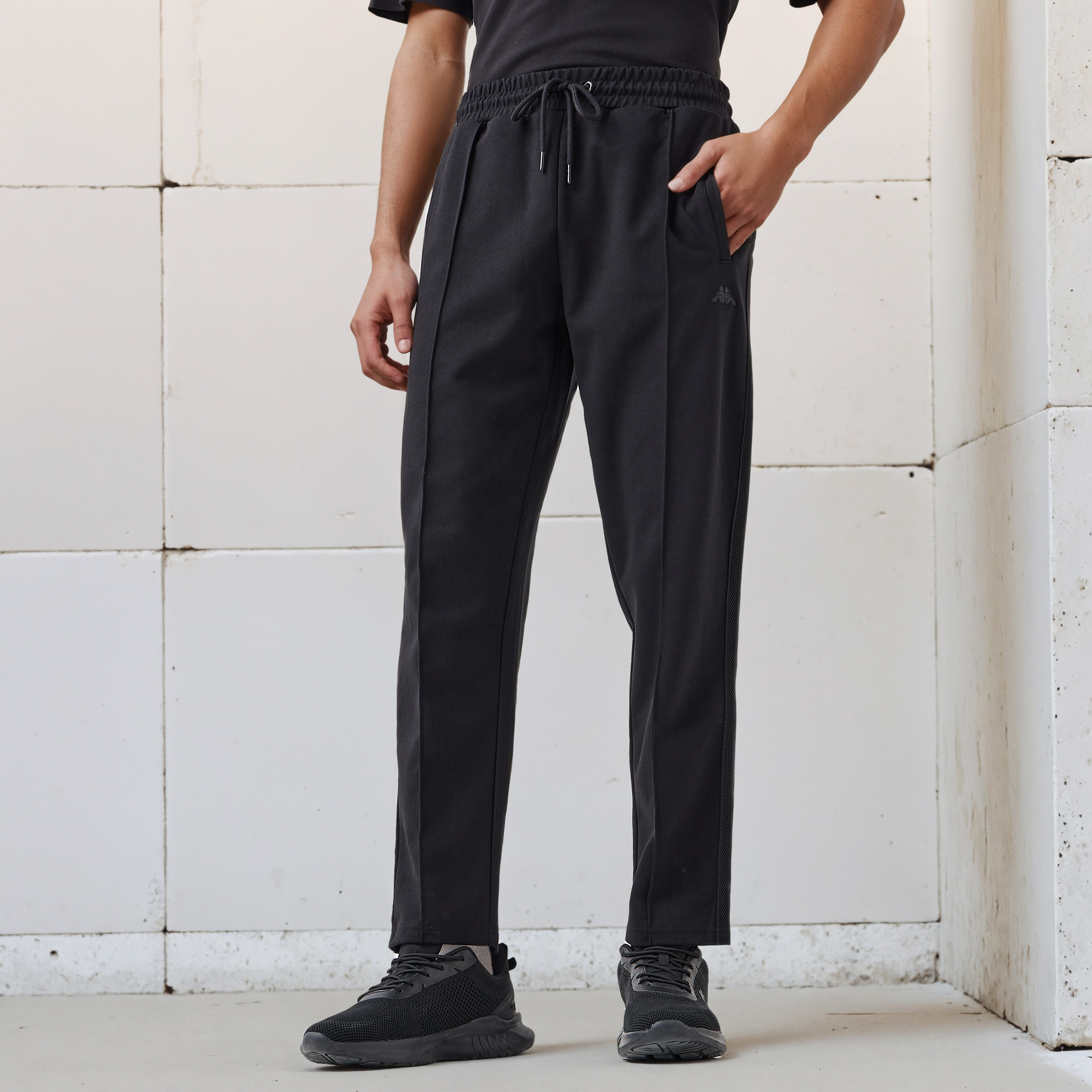 Kappa Men Drawstring Closure Track Pants-men-clothing-sportswearandactivewear-bottoms-joggers-image-1