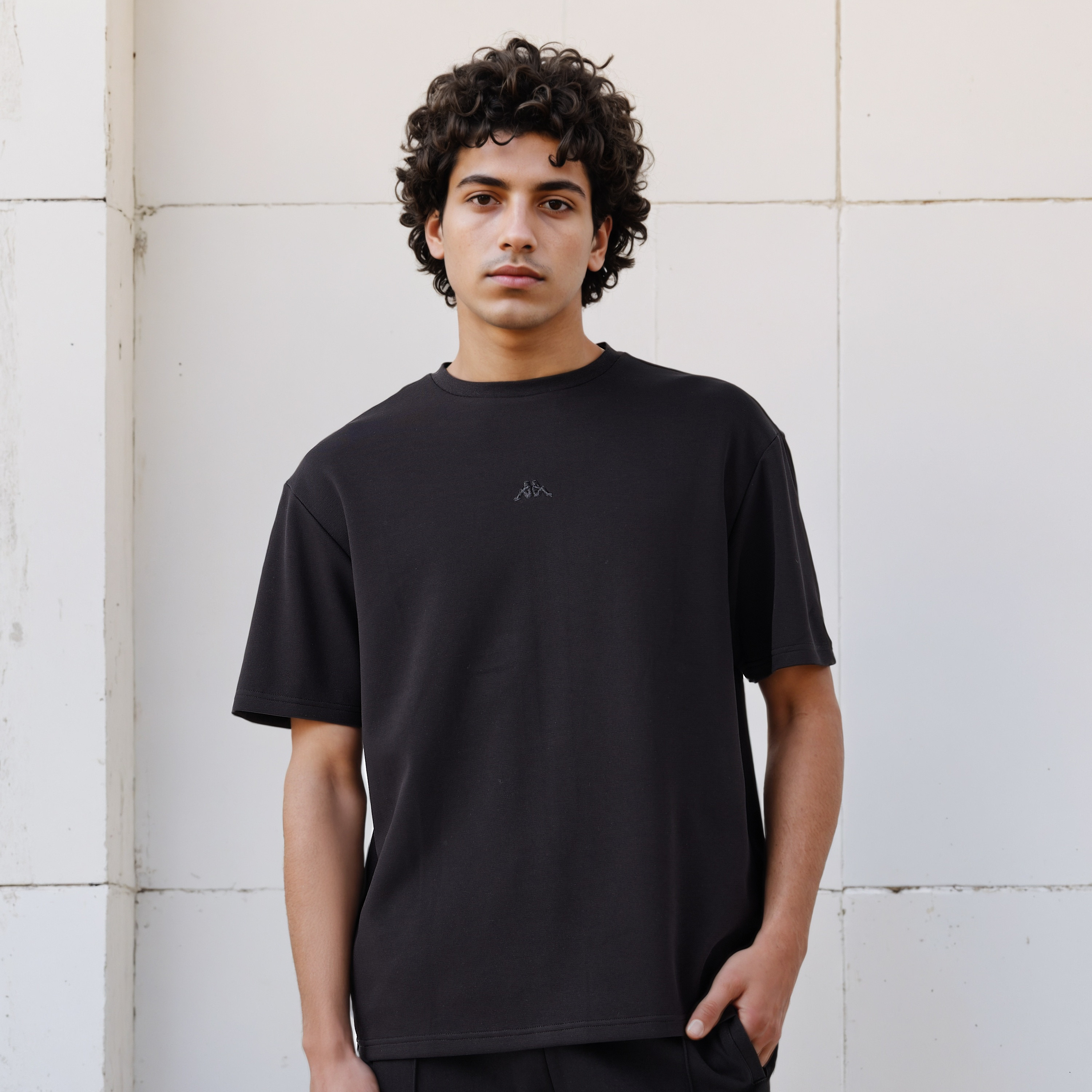 تيشيرت رجالي بزينة شريط من كابا-men-clothing-sportswearandactivewear-tshirtsandpolos-image-1