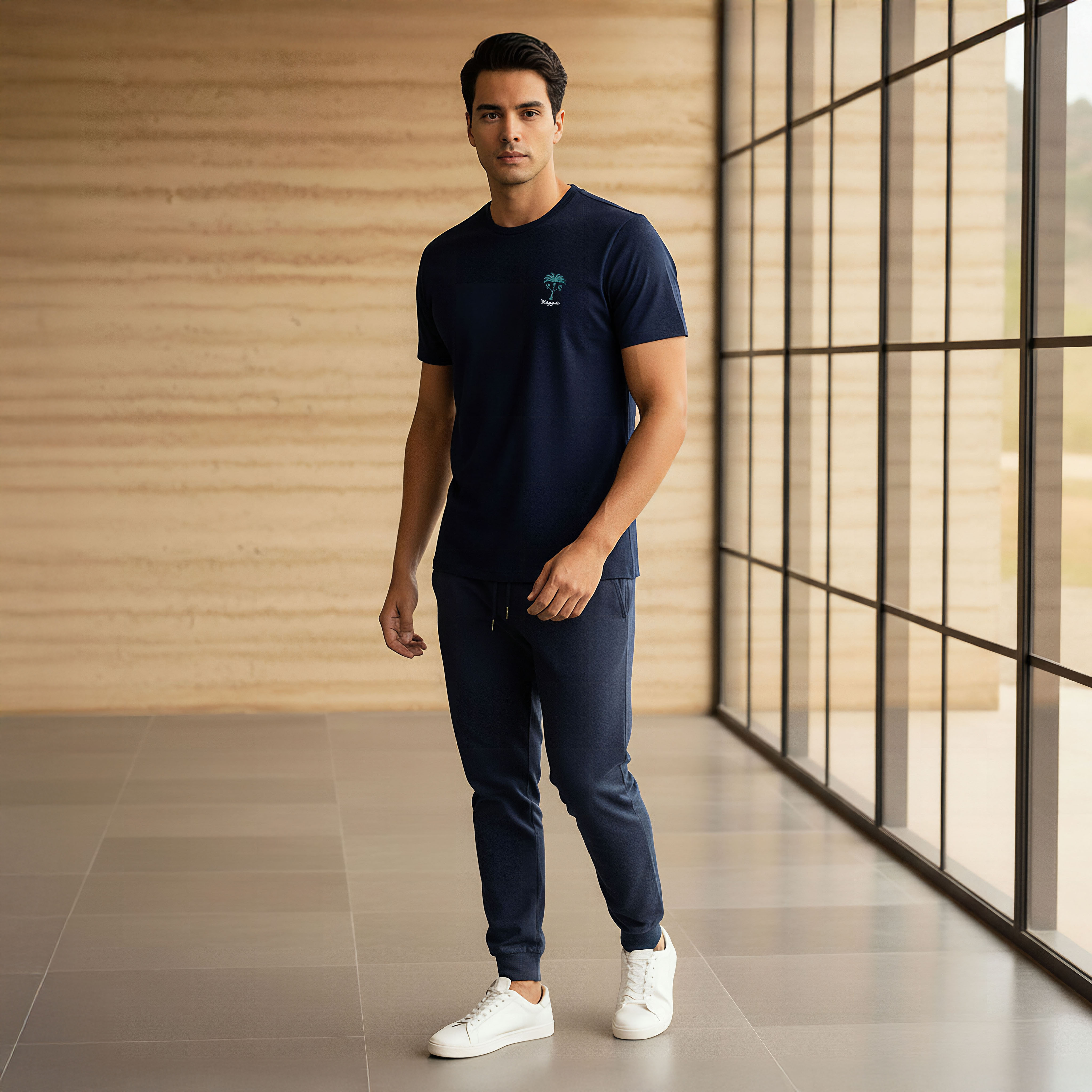 Kappa Men Logo Print T-shirt-men-clothing-sportswearandactivewear-tshirtsandpolos-image-2
