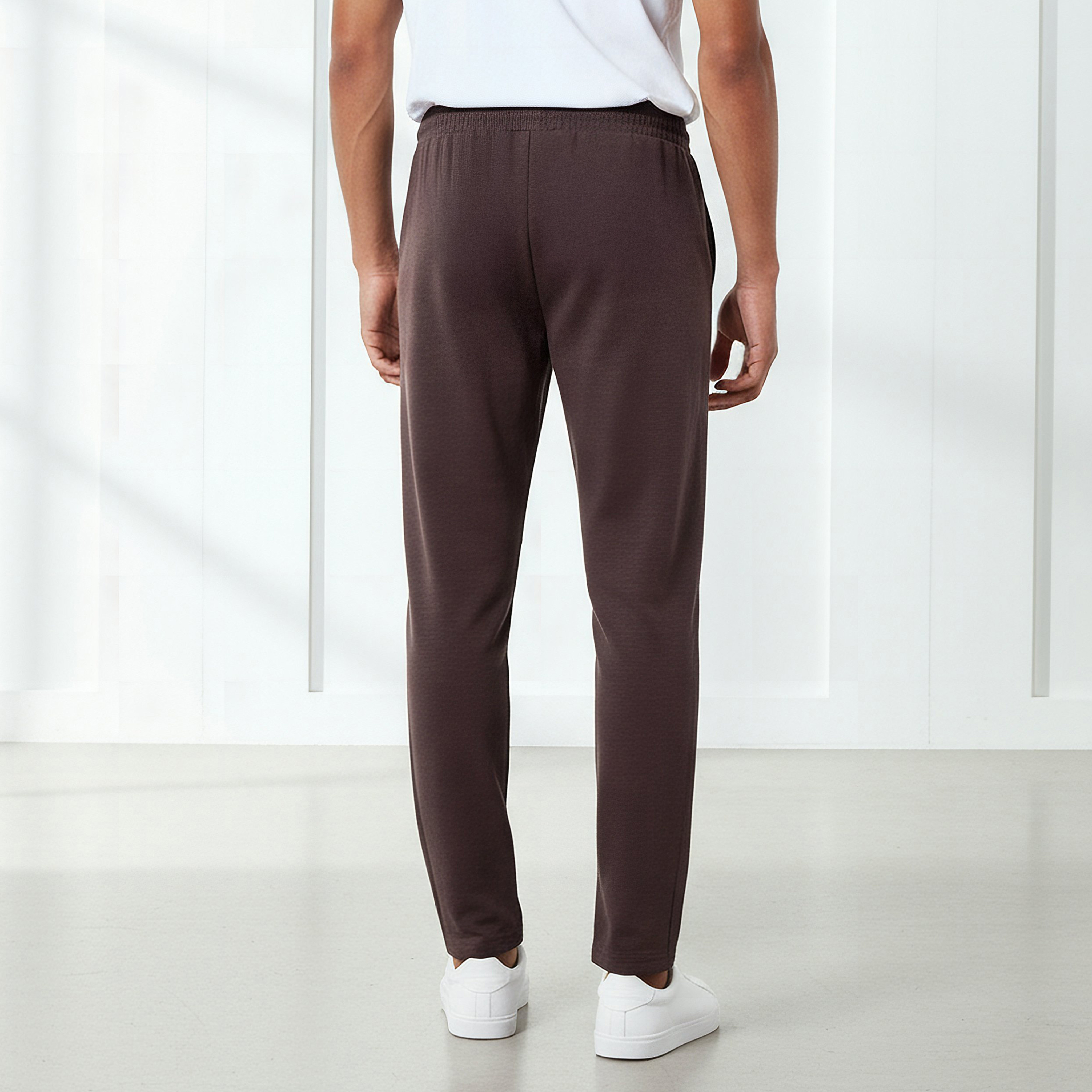 Kappa Men Regular Fit Joggers with Drawstring Waist-men-clothing-sportswearandactivewear-bottoms-joggers-image-3